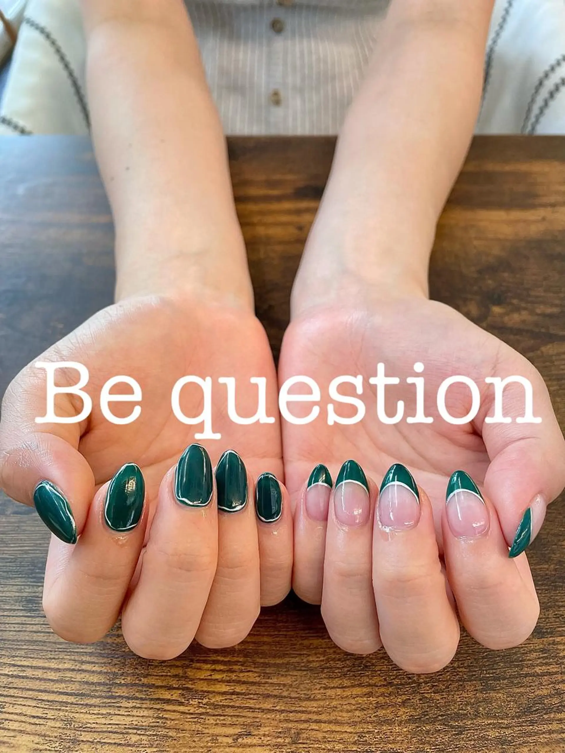 ネイル グリーン ueki junのネイルデザイン