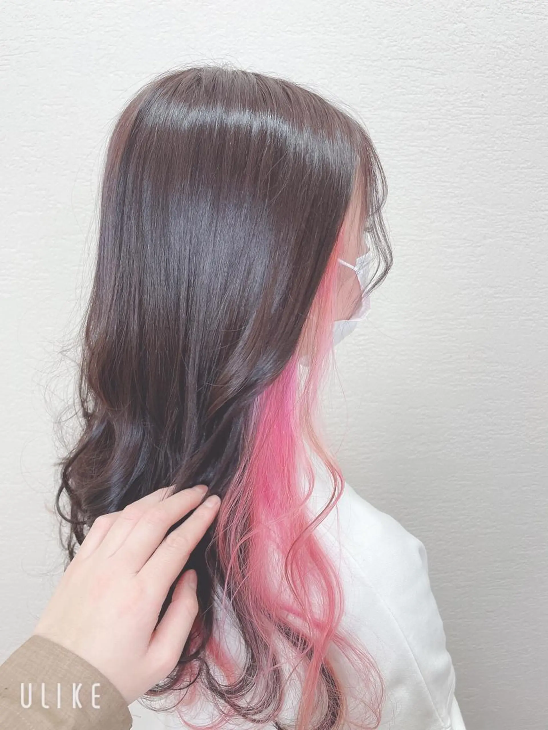 ロング カラー ピンクカラー カット ヘアカラー ❣️モードケイズ塚口 和田一将のヘアスタイル