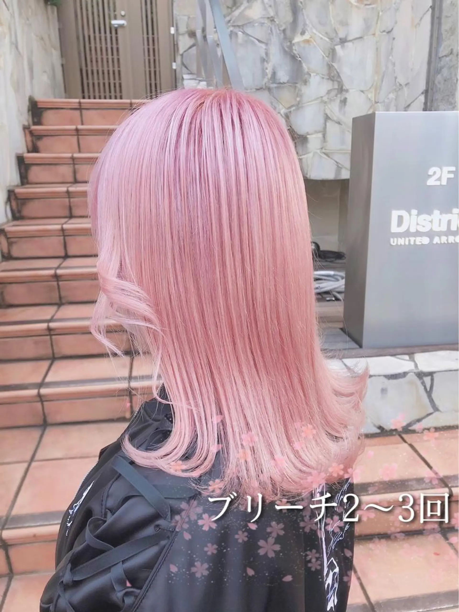 カラー カット ヘアカラー トリートメント ヘアセット 🩶【推しハイトーン 】yuzu🩶のヘアスタイル