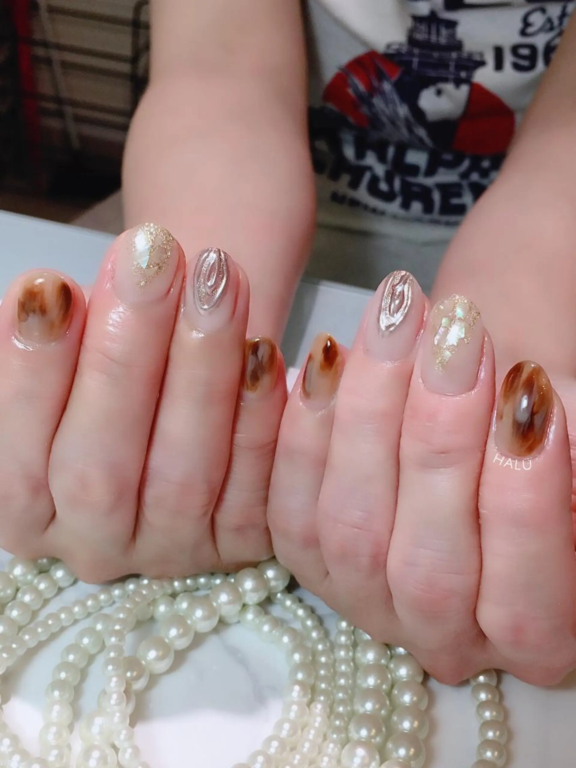 ネイル ニュアンスネイル HALU ハルのネイルデザイン