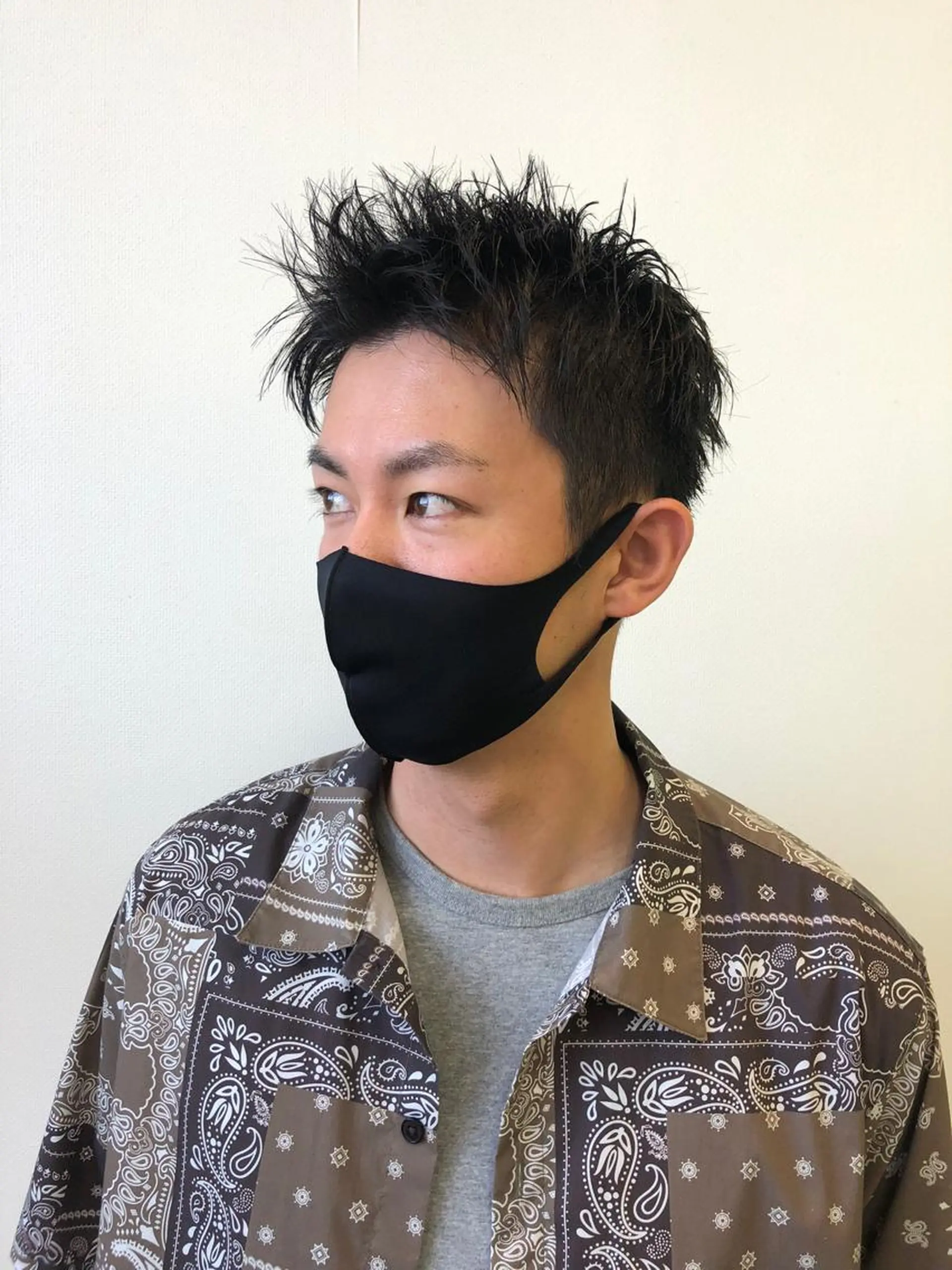 ショート カラー パーマ ヘアアレンジ メンズ ❣️倉敷❣️美髪 カラー能登一成のヘアスタイル