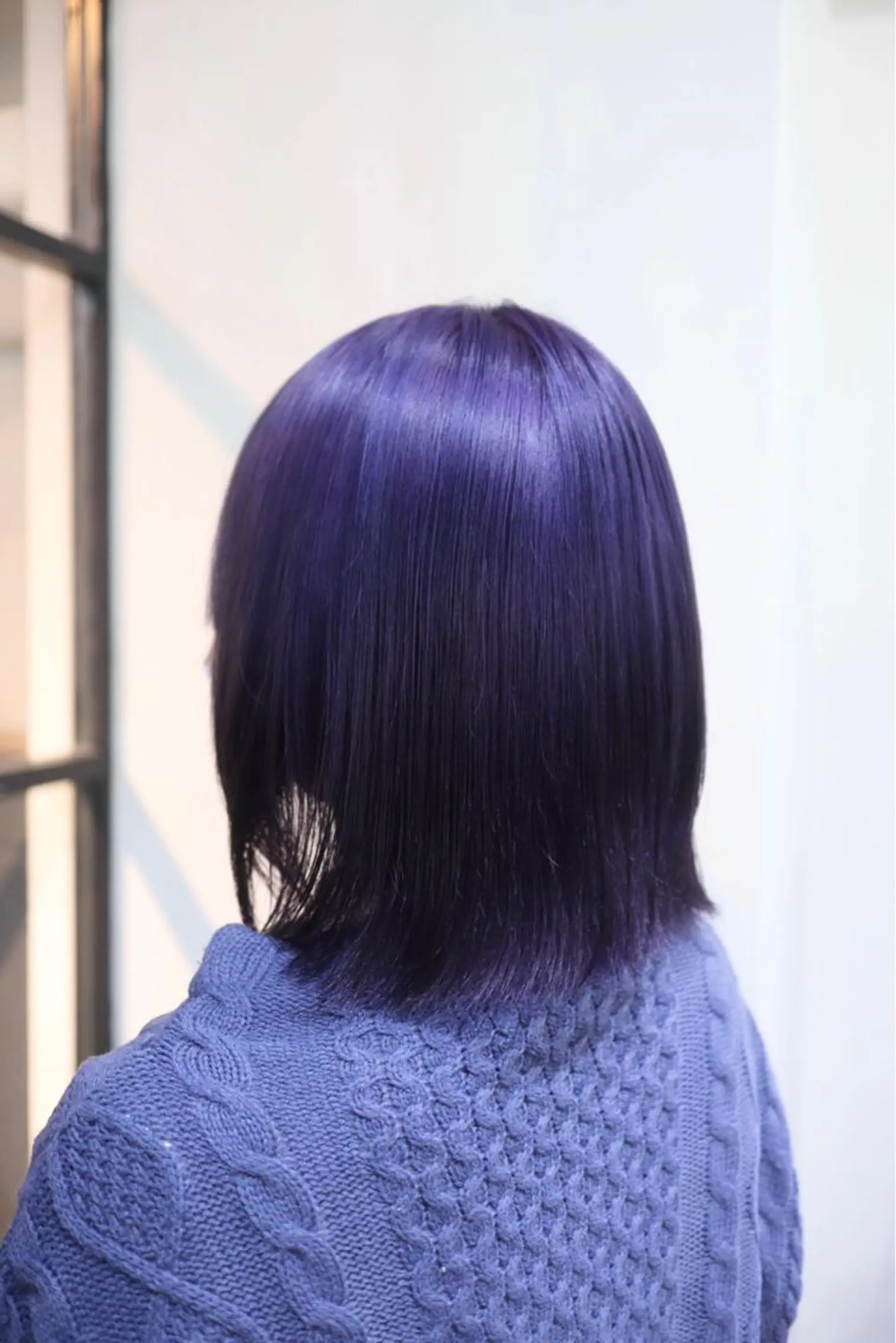 ミディアム カラー アディクシーカラー ベージュカラー ブリーチ ケアブリーチ ディープパープル ヘアカラー トリートメント ✨池袋ブリーチ特化 Hibiki✨のヘアスタイル