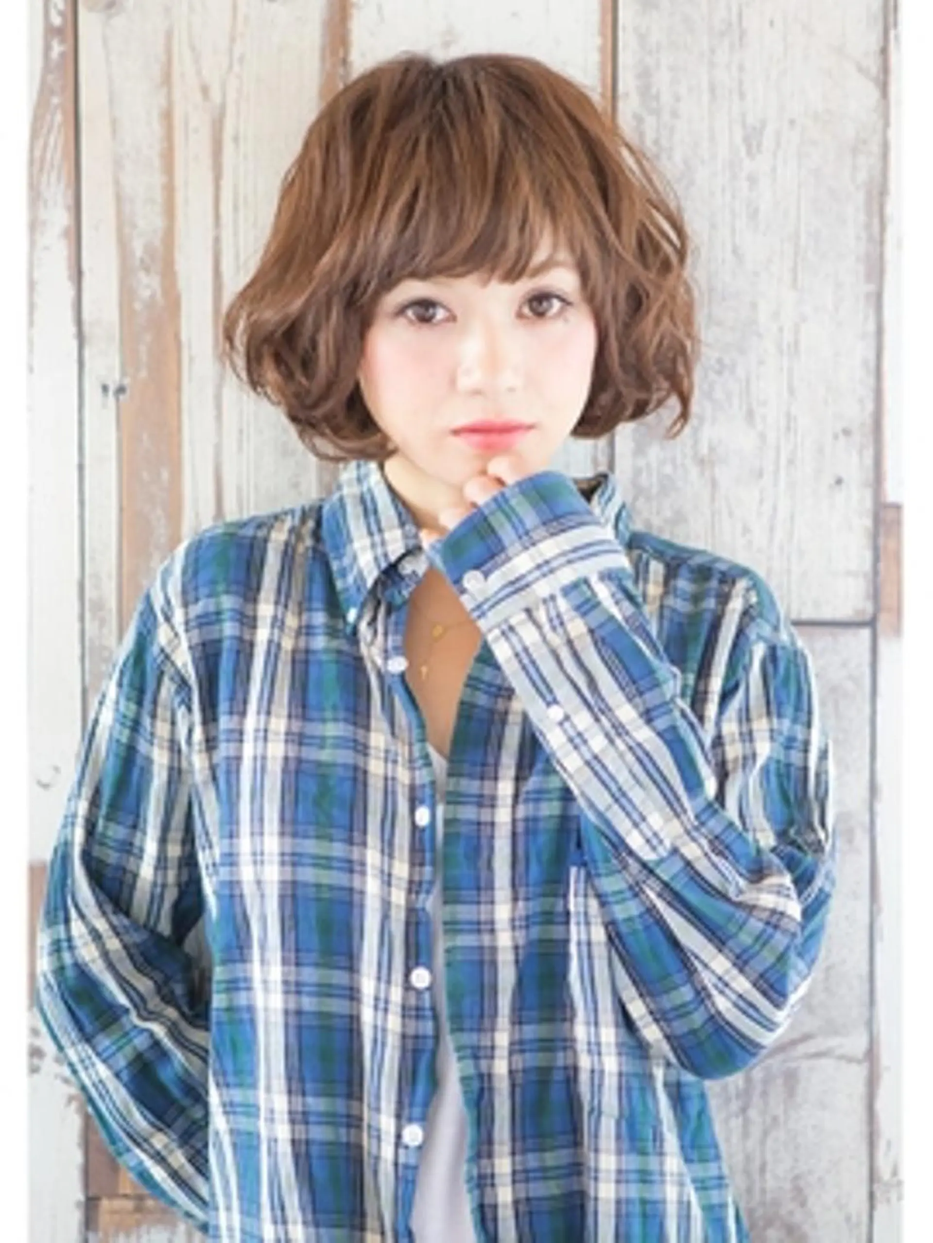 ショート カラー パーマ 💓透明感カラー 心斎橋No1💓のヘアスタイル