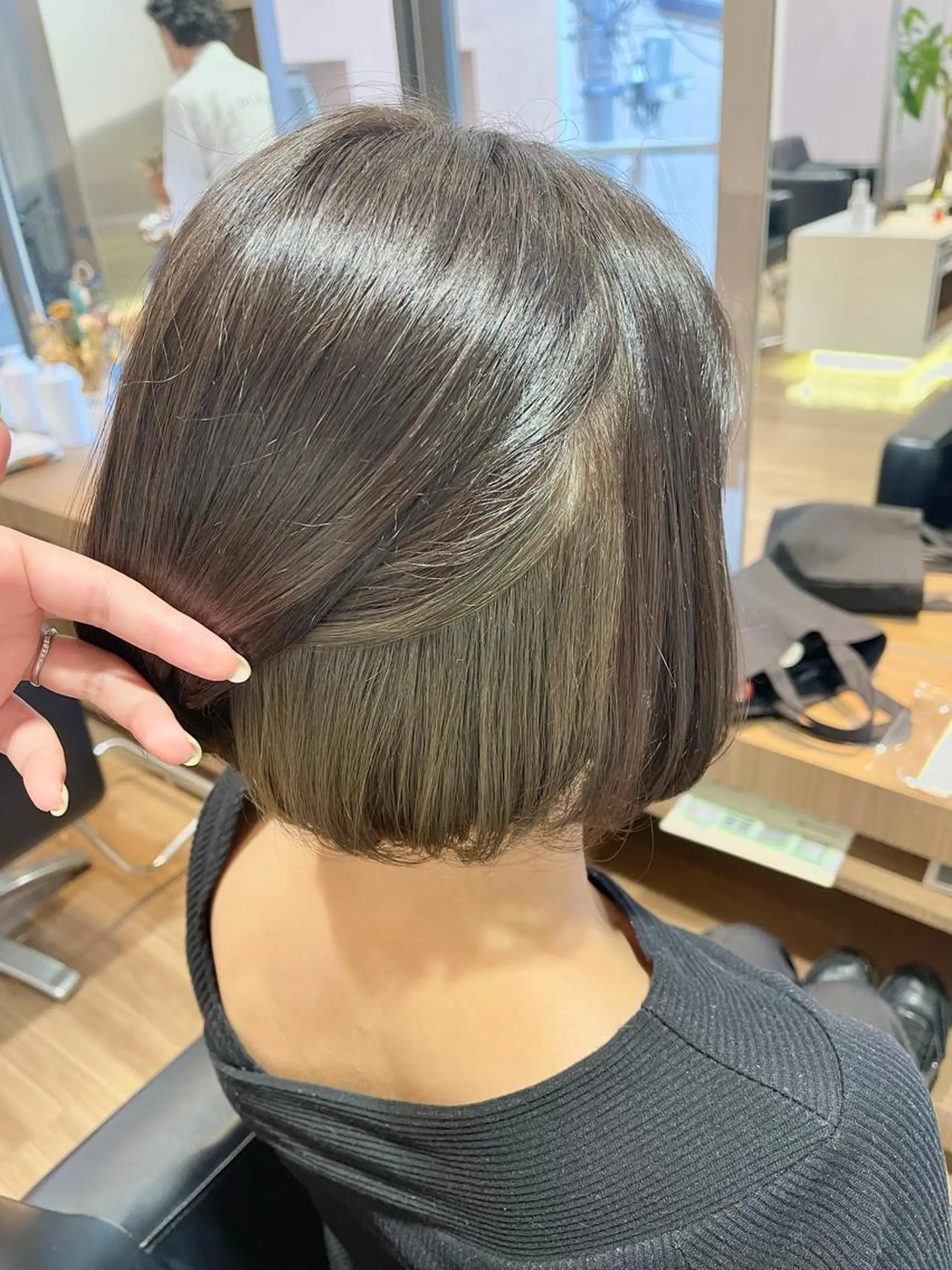 ミディアム ヘアカラー トリートメント 丸山 亜加理のヘアスタイル