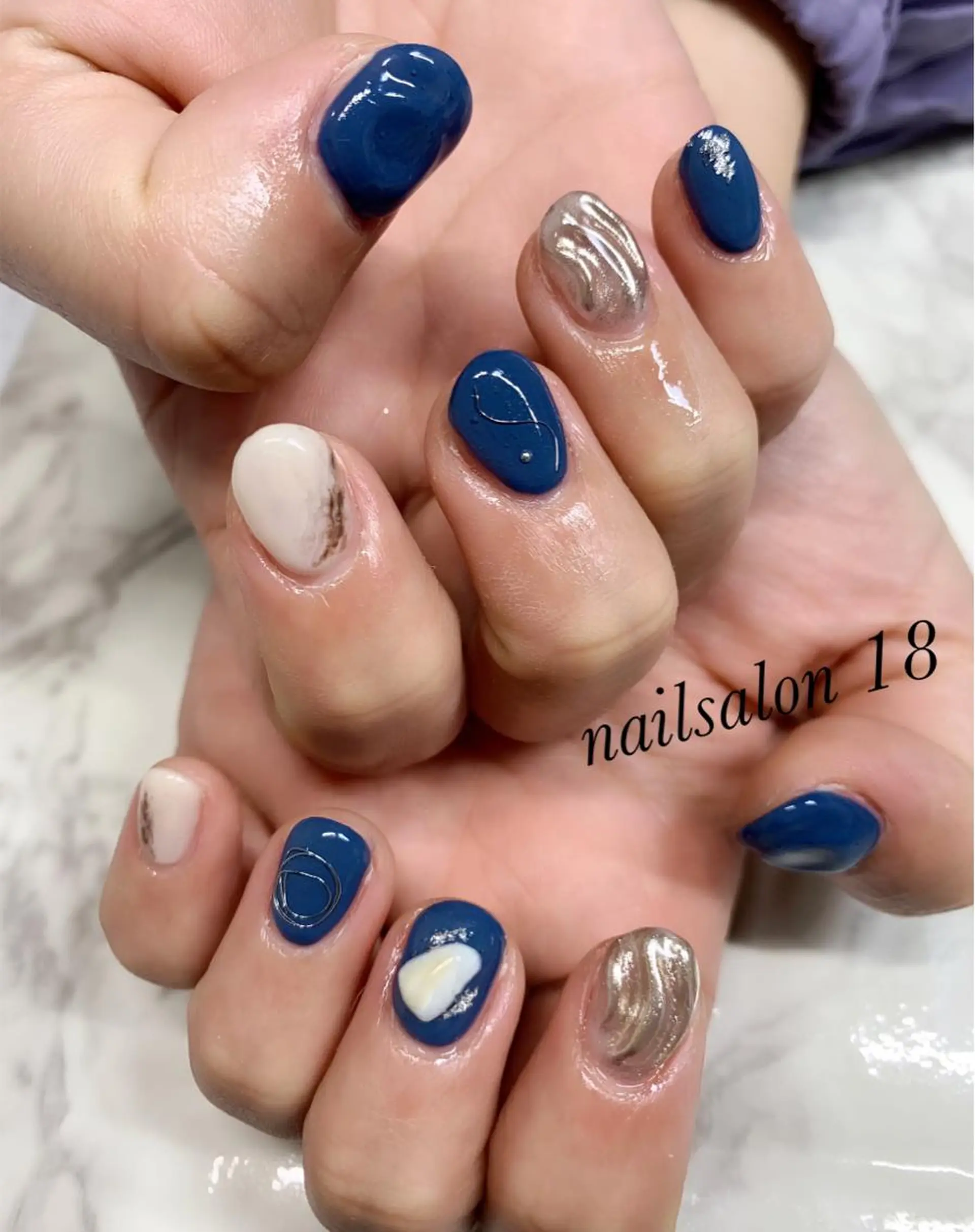 メンズ ネイル nail salon 18.のネイルデザイン