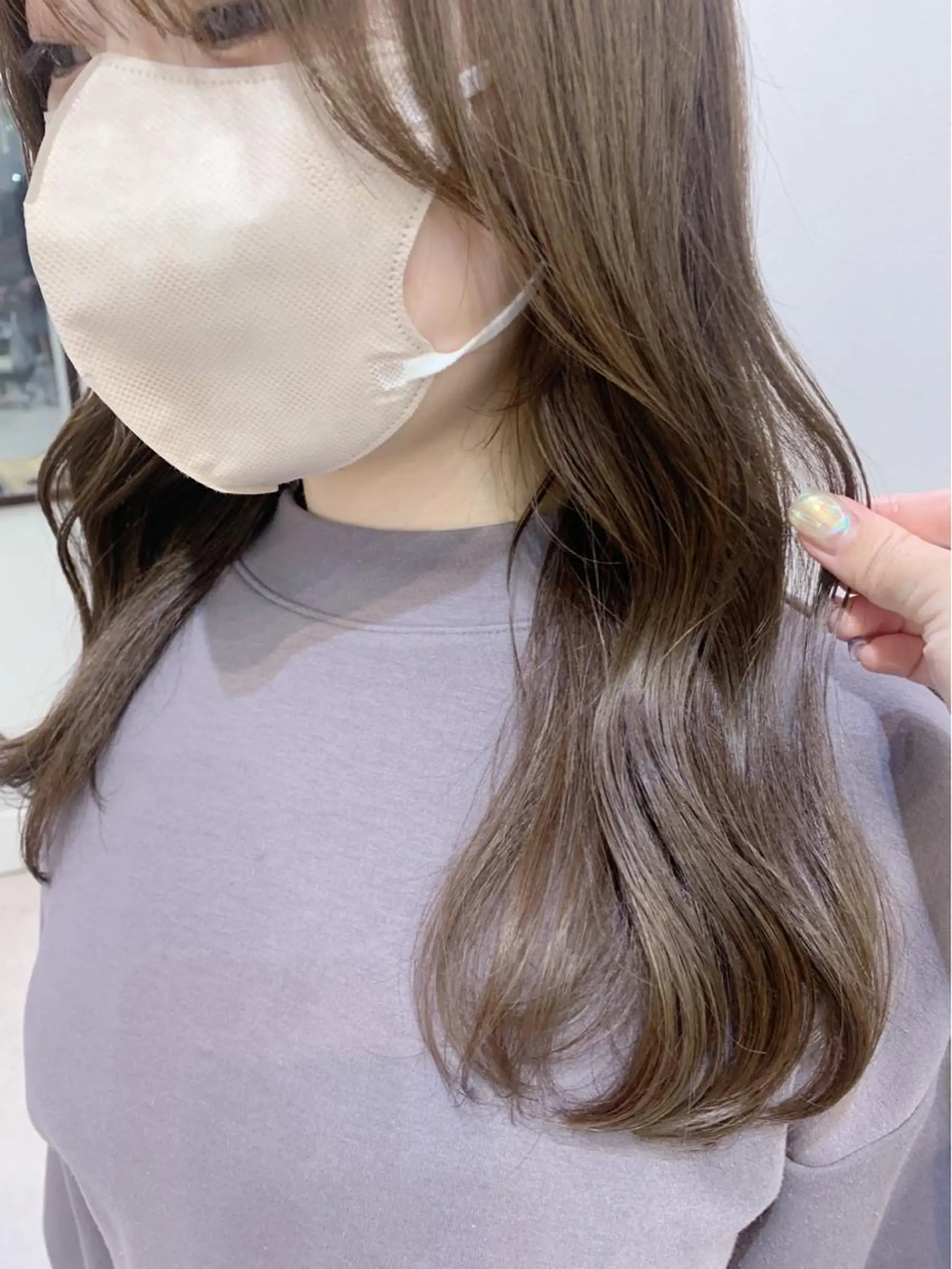 セミロング 髪質改善 縮毛矯正 トリートメント カット トリートメント SALOWIN 銀座一丁目店所属・髪質改善/縮毛矯正 🎀小林 唯 🎀のヘアスタイル