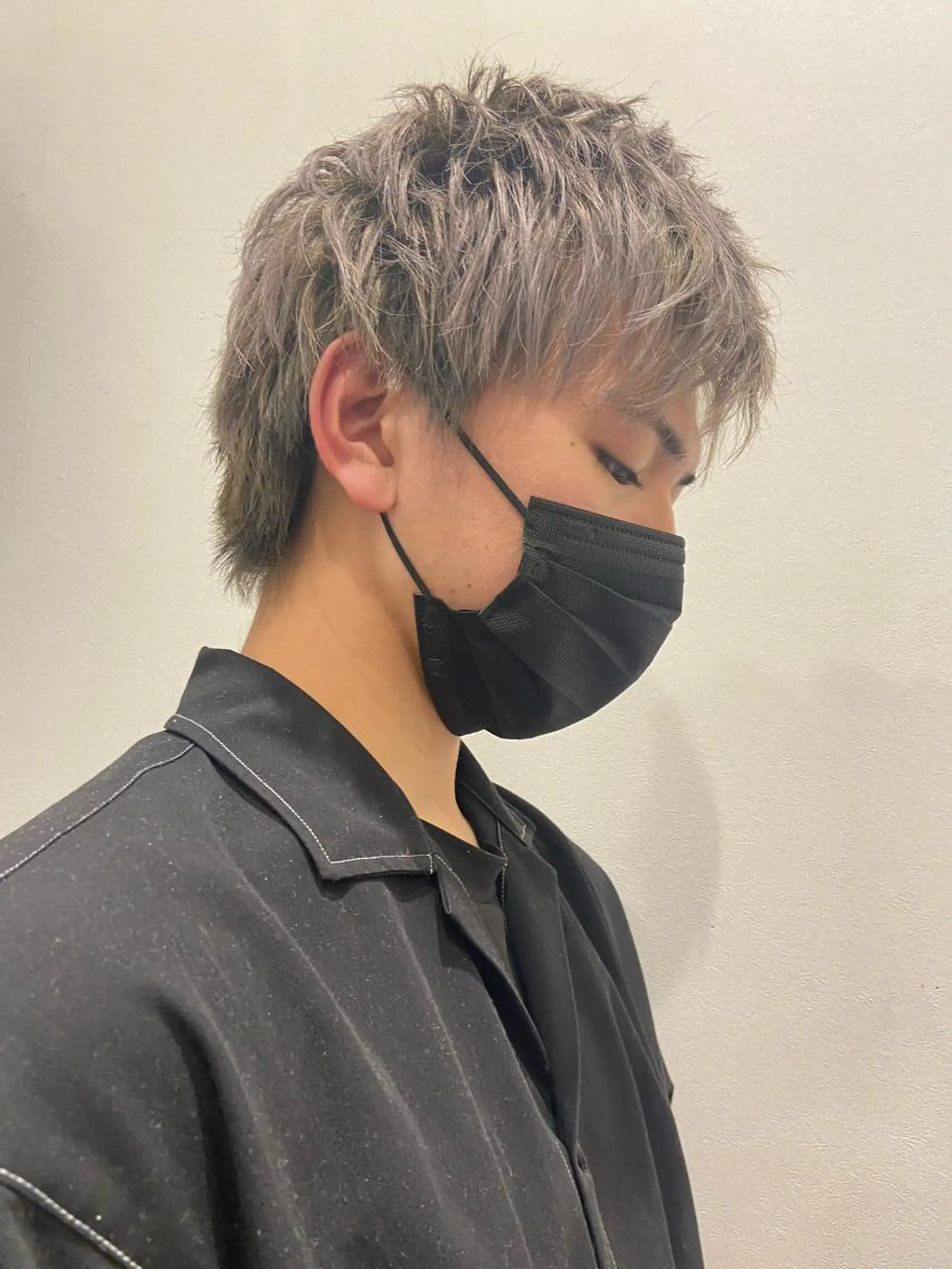 カラー ネイビーカラー 瀧下 唯のヘアスタイル