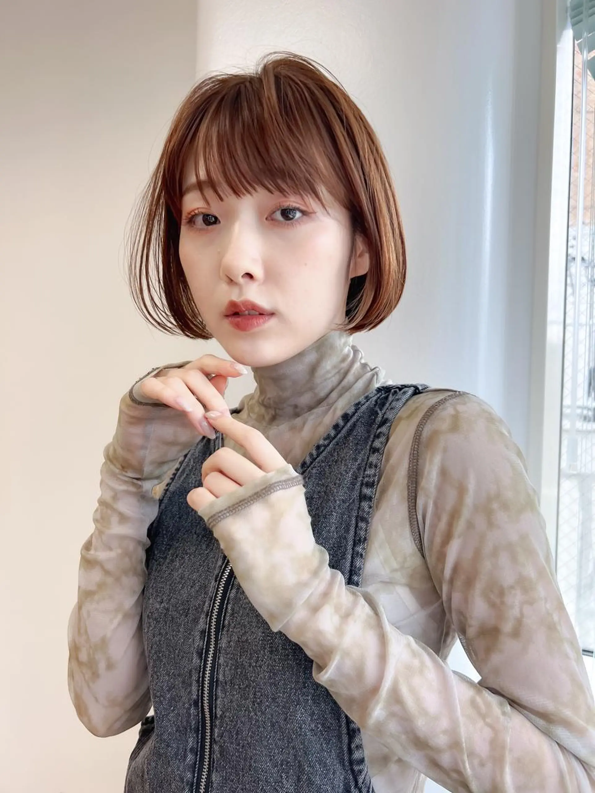 ミディアム カラー BASSA 石神井公園店のヘアスタイル