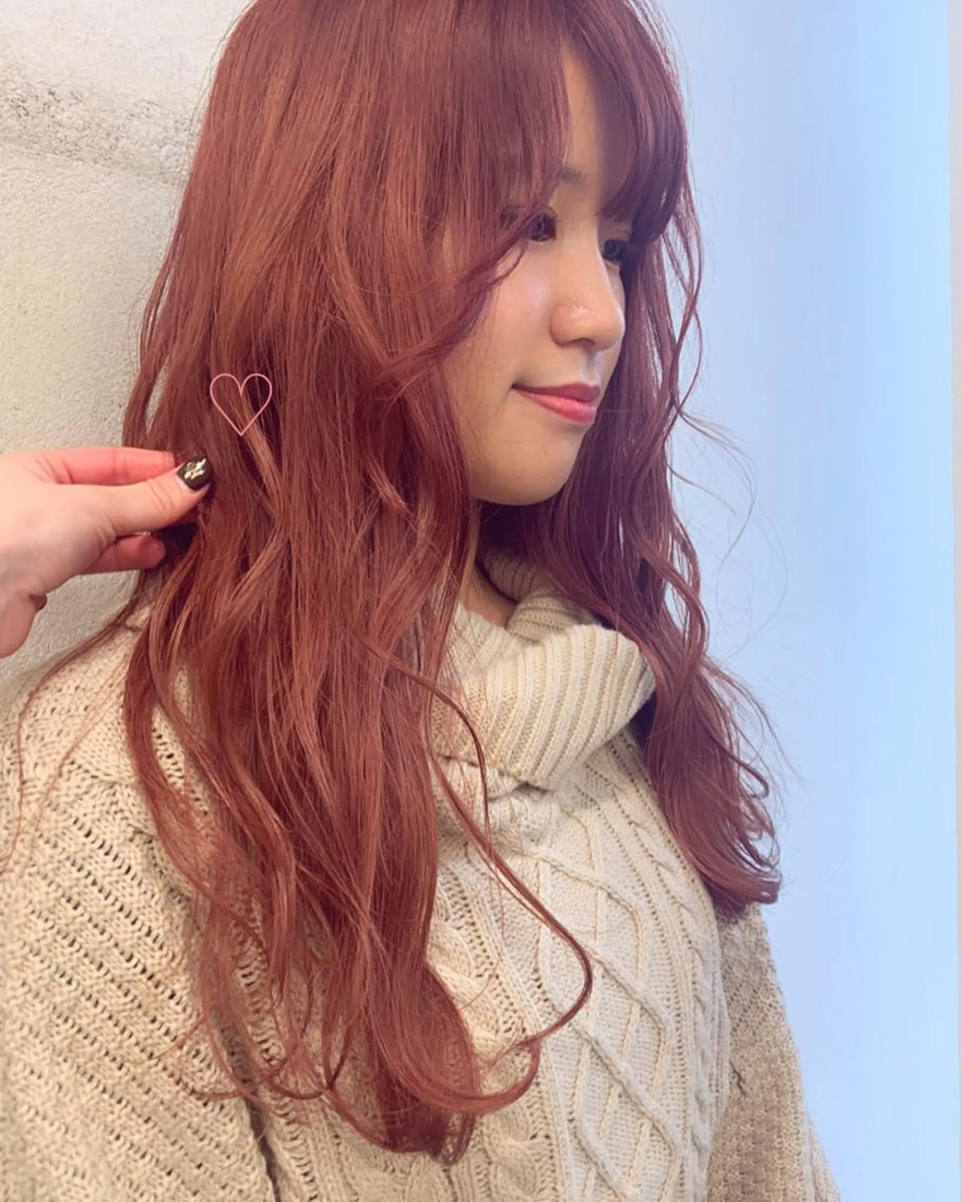 カラー カット ヘアカラー トリートメント 透明感/オリーブ/ グレージュ/YUKAのヘアスタイル