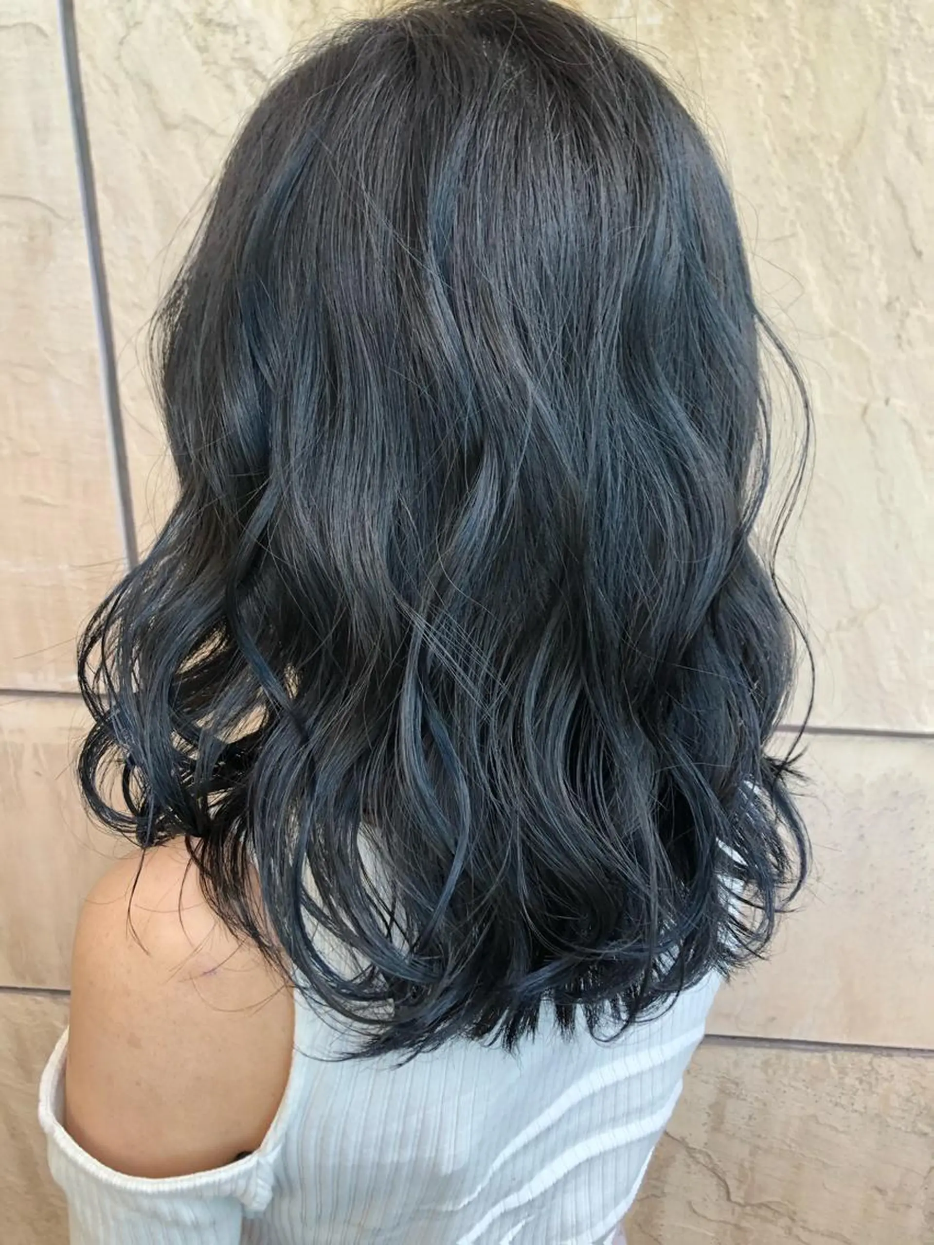 セミロング カラー 髪質改善 MAKIのヘアスタイル