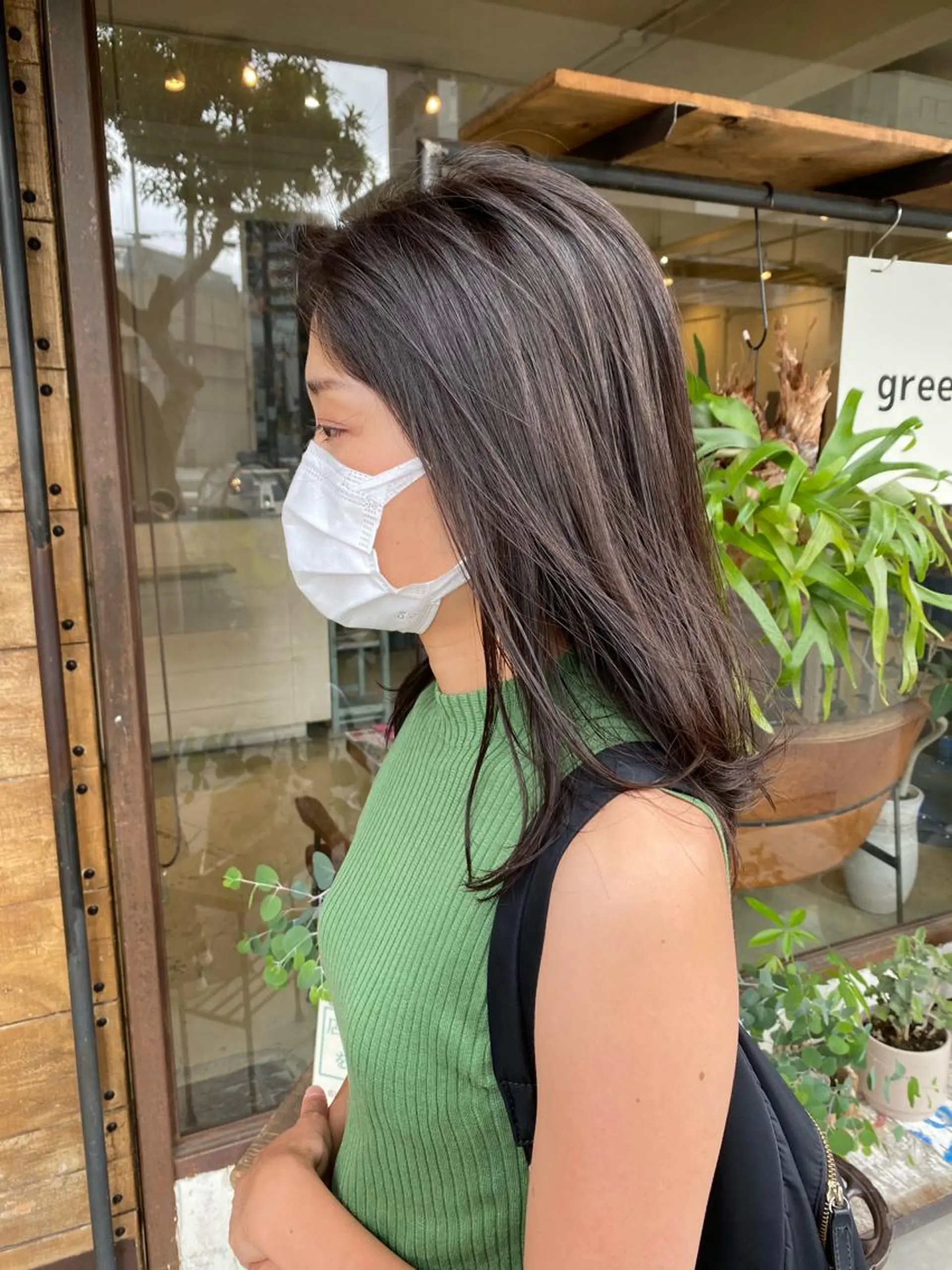 セミロング ハイライト 谷九/天王寺/上本町 /似合わせ/北川響のヘアスタイル