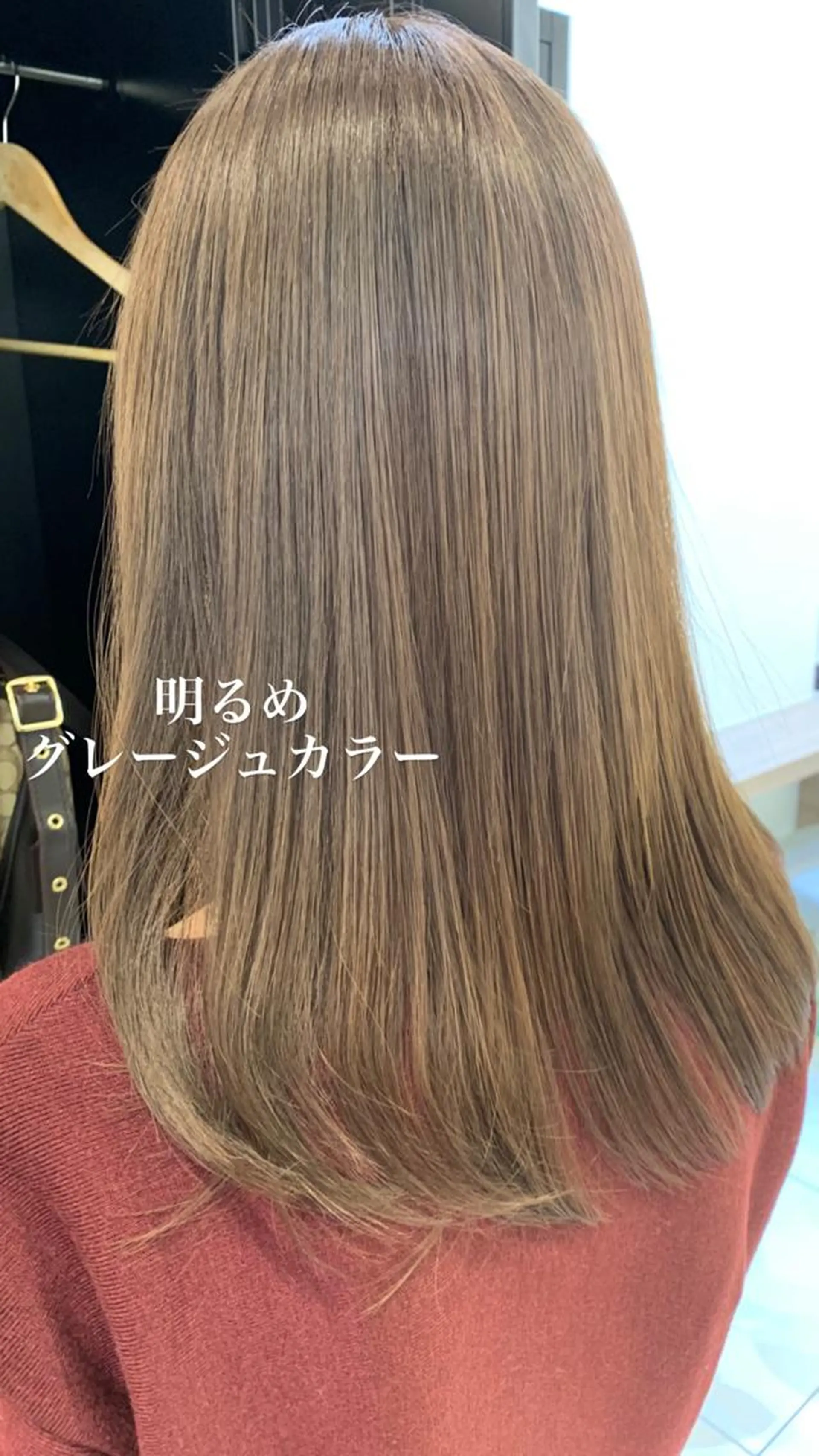 セミロング カラー カット ヘアカラー トリートメント 似合わせカラー/艶 髪質改善/ヨシザキのヘアスタイル