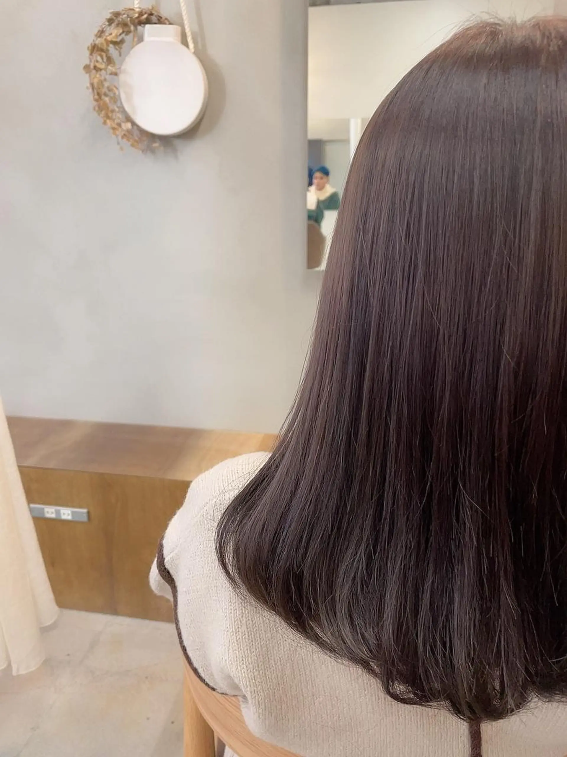 セミロング カラー イルミナカラー 🌷花屋併設🌷 西松さらのマツエク・マツパデザイン