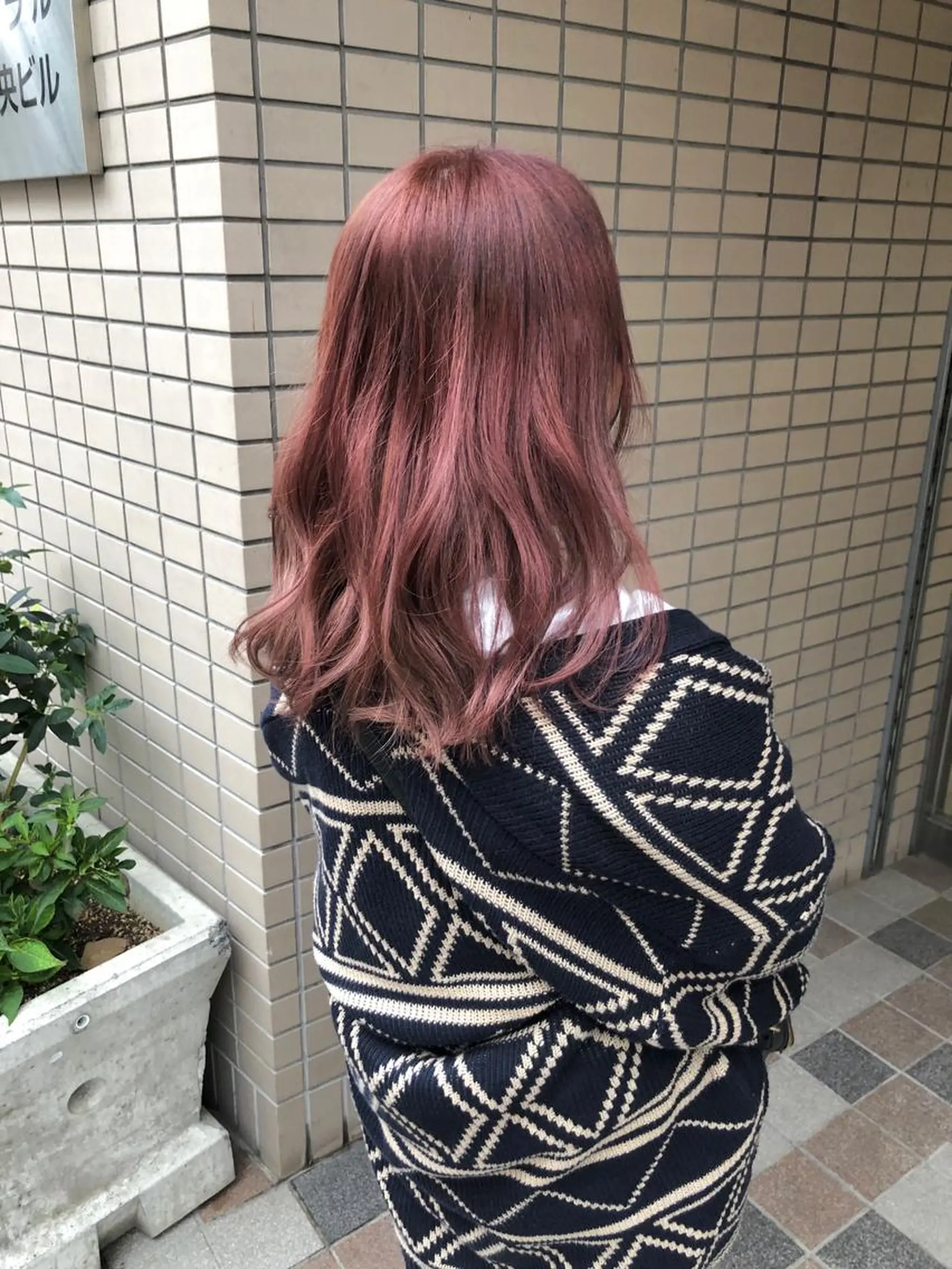 セミロング キノシタ ナオユキのヘアスタイル