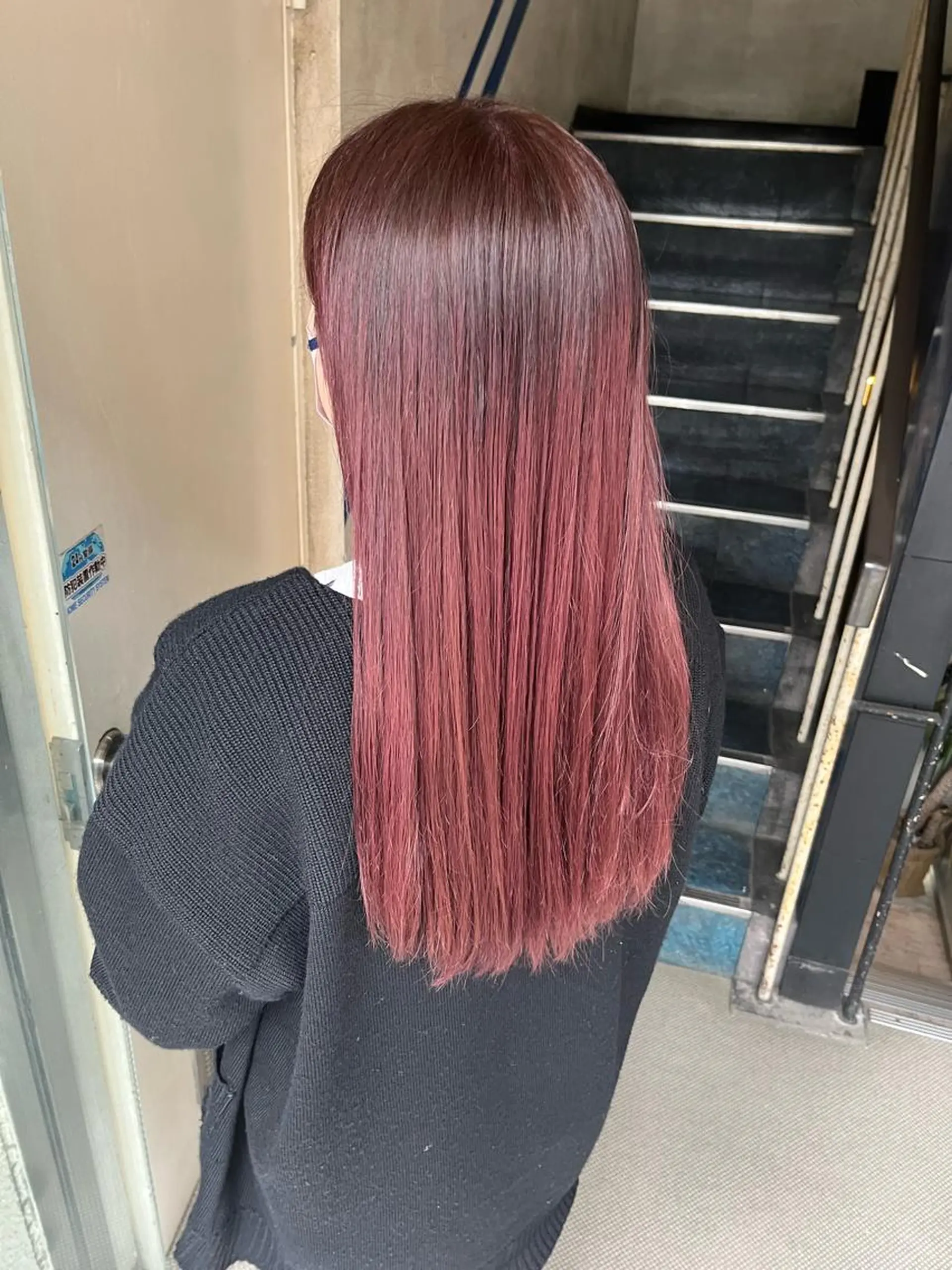 ロング カラー 艶髪/ハイトーン/ ヘアセット/モエノのヘアスタイル