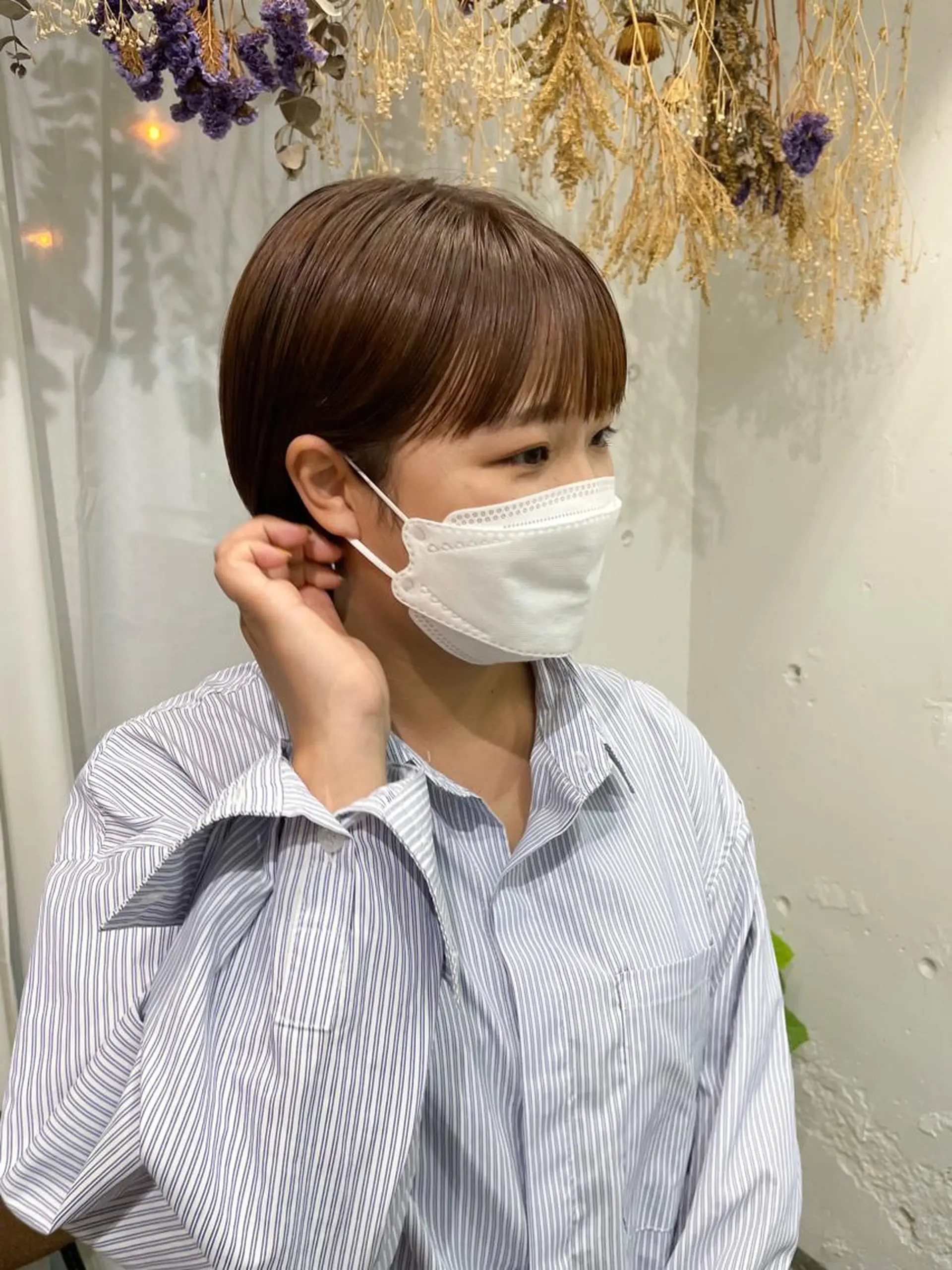 ショート 丸みショート ショートヘア 仙田 遥のヘアスタイル