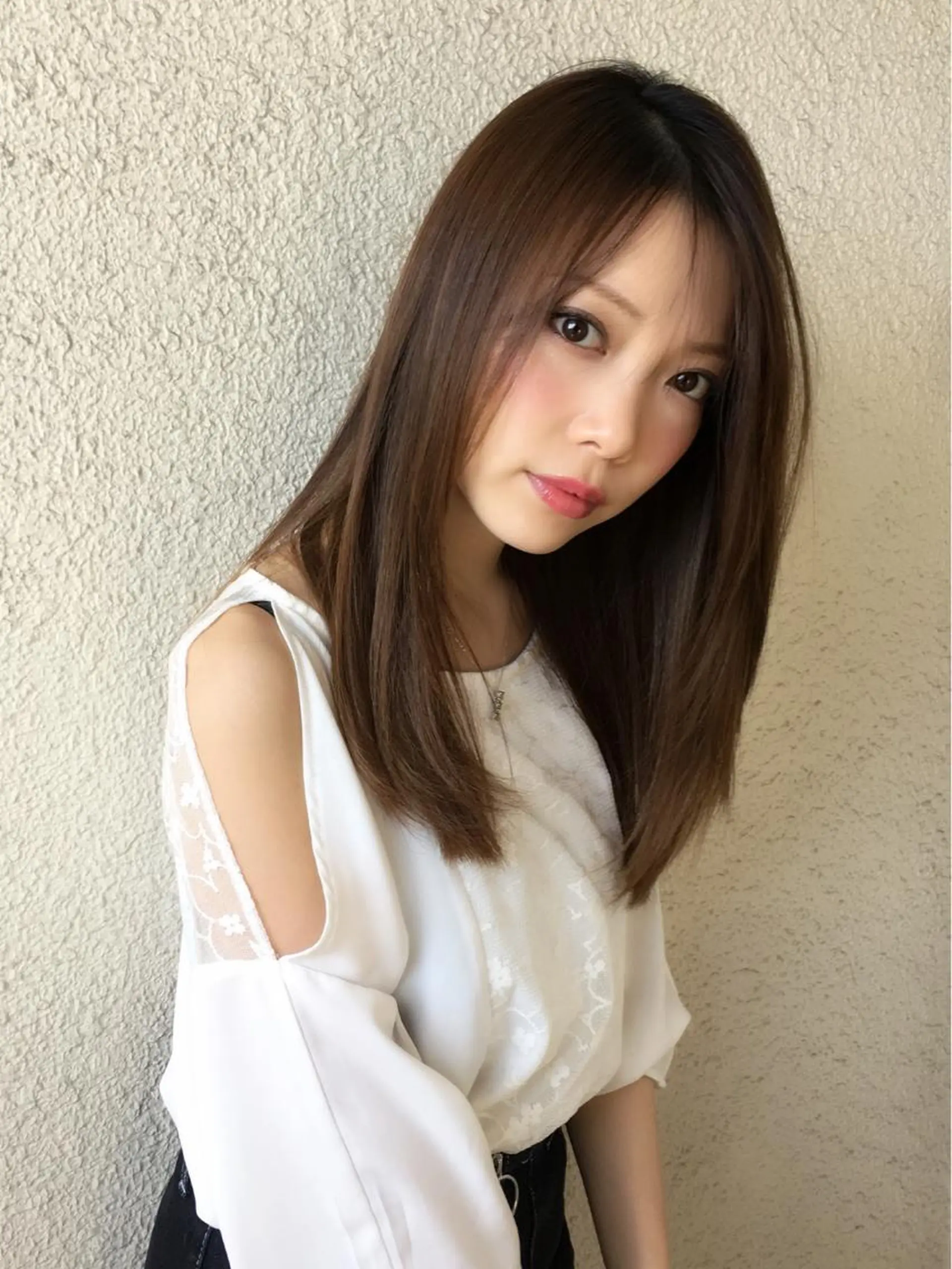 セミロング カラー パーマ カット 縮毛矯正 CALMHAIR所属・CALMHAIR 五十實淳のヘアスタイル