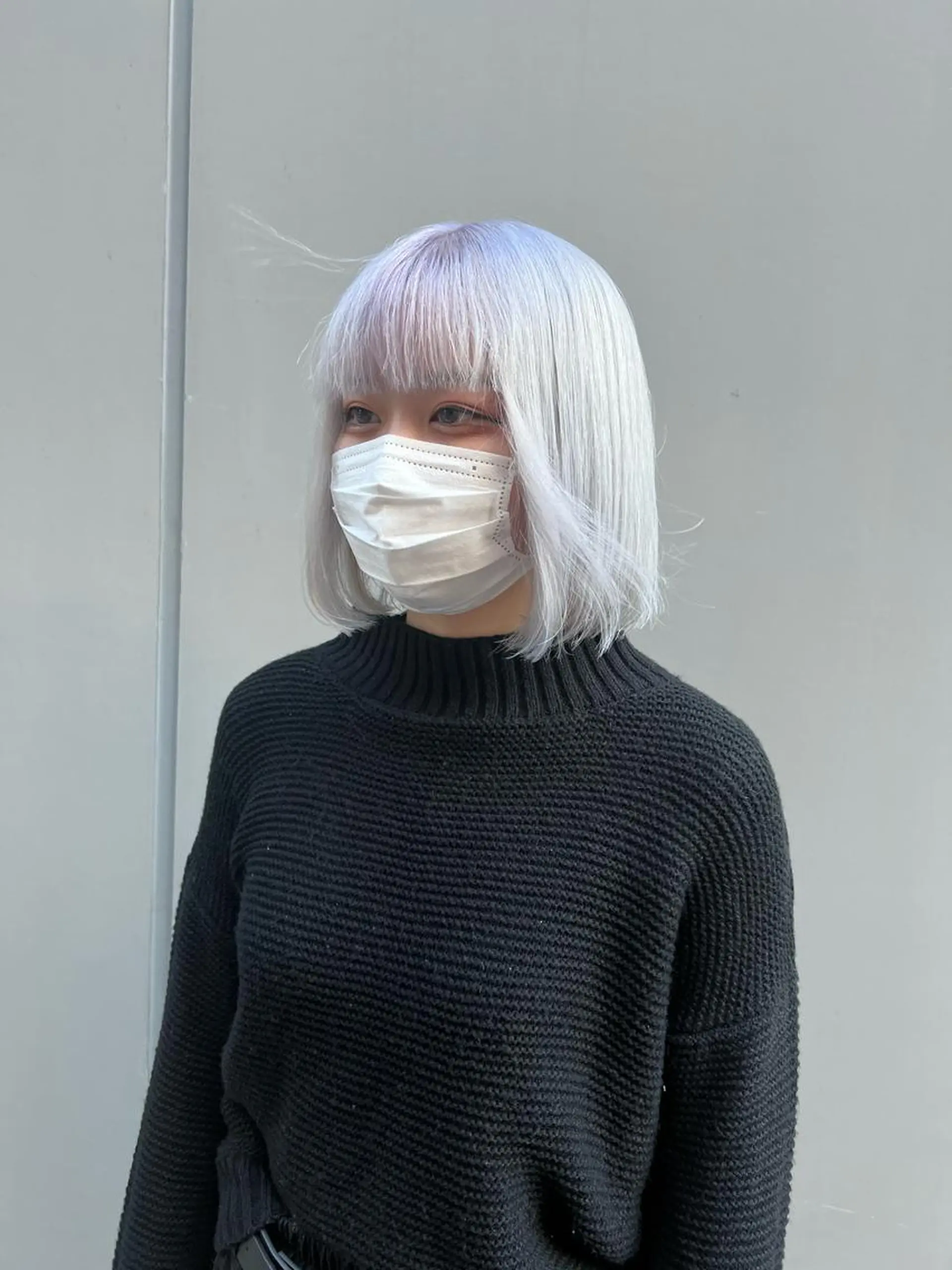 ミディアム カラー アッシュ アッシュグレー アッシュグレージュ バレイヤージュ ミストバング ヘアカラー トリートメント ヘアセット カットカラー特化 ⭐️代表⭐️のヘアスタイル