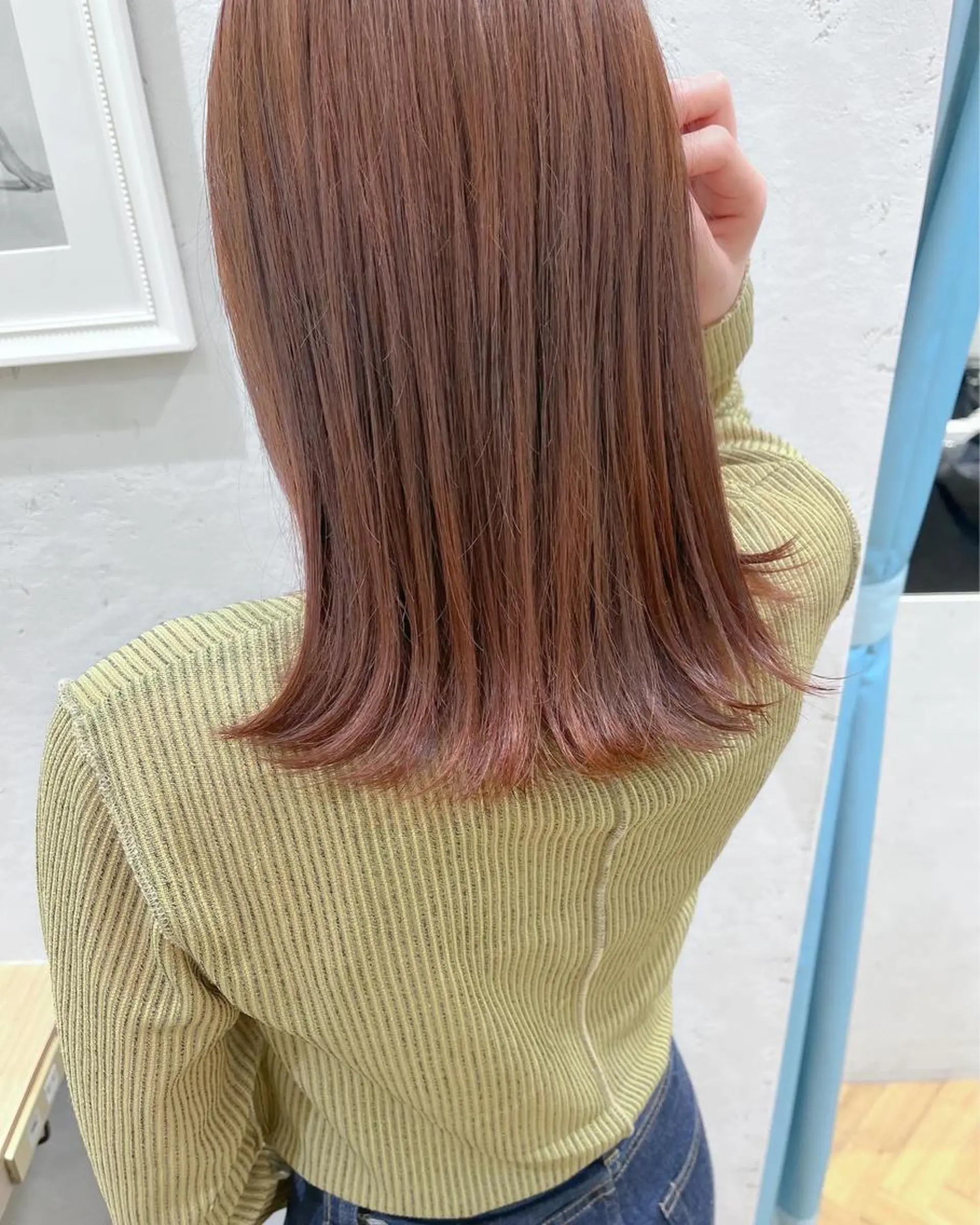 ミディアム カラー ダブルカラー トリートメント 透明感カラー│ レイヤーヘア中居美樹のヘアスタイル