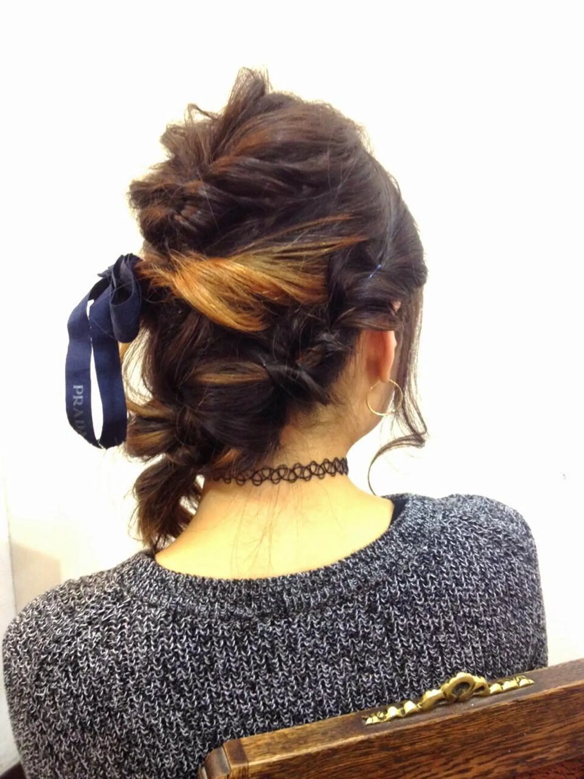 ミディアム セミロング ロング カラー パーマ ヘアアレンジ 高橋 隆一のヘアスタイル