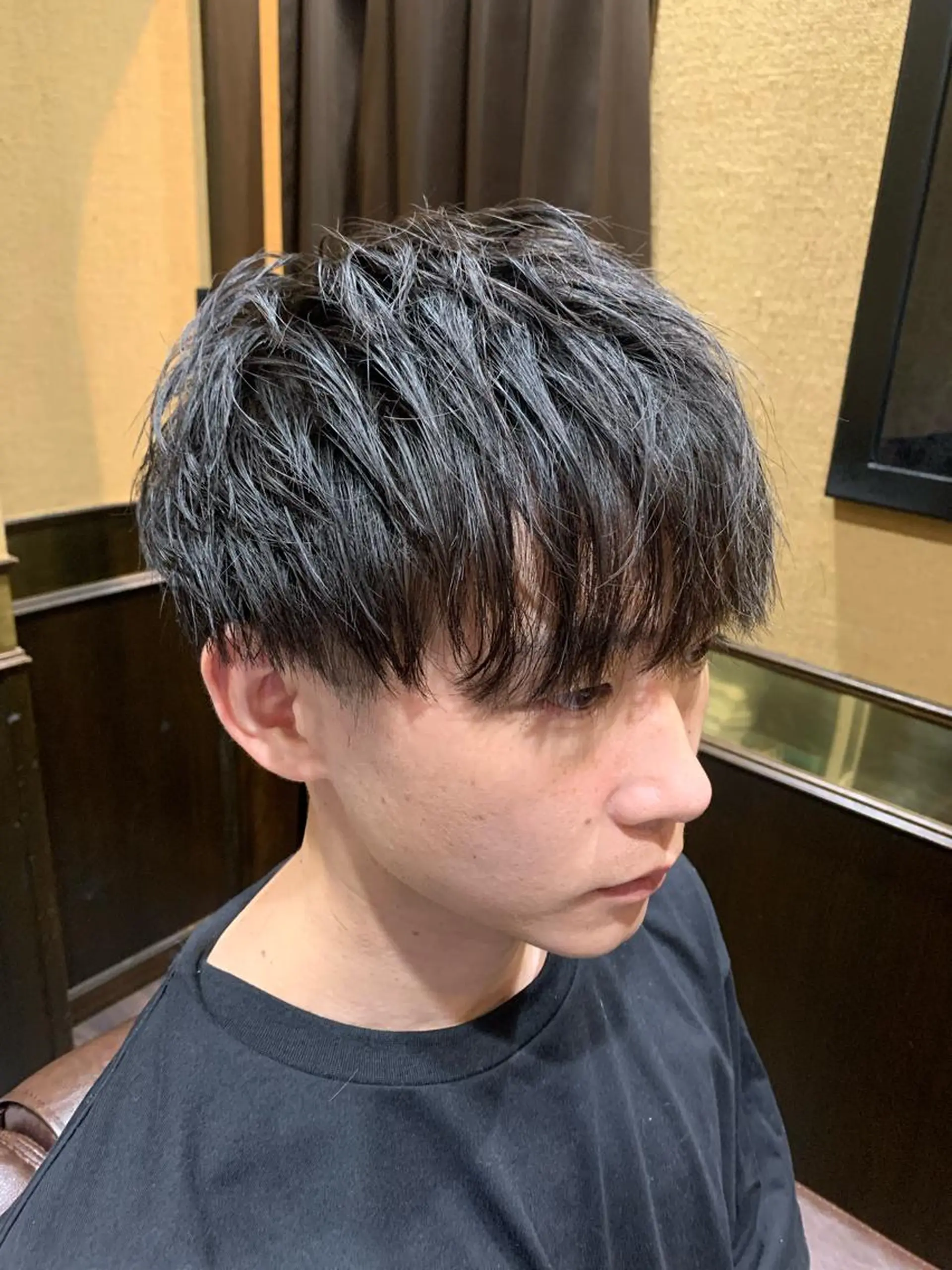 ショート メンズ マッシュ マッシュヘア プレミアムバーバー新宿店所属・新宿駅近！ 💈口コミ多数✨のヘアスタイル