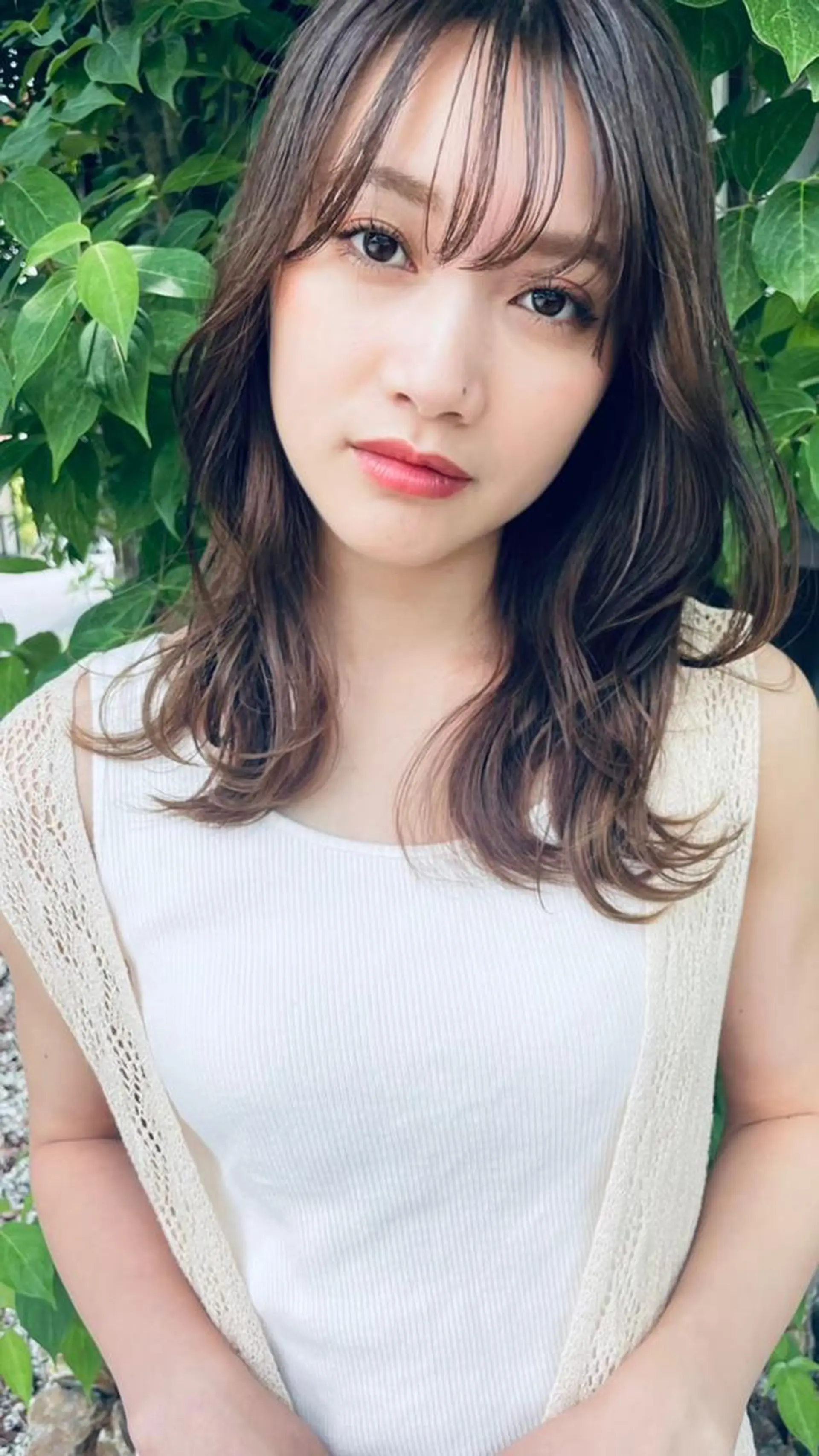 カラー ミディアム ヘアアレンジ ＴＪ天気予報 天白店のヘアスタイル