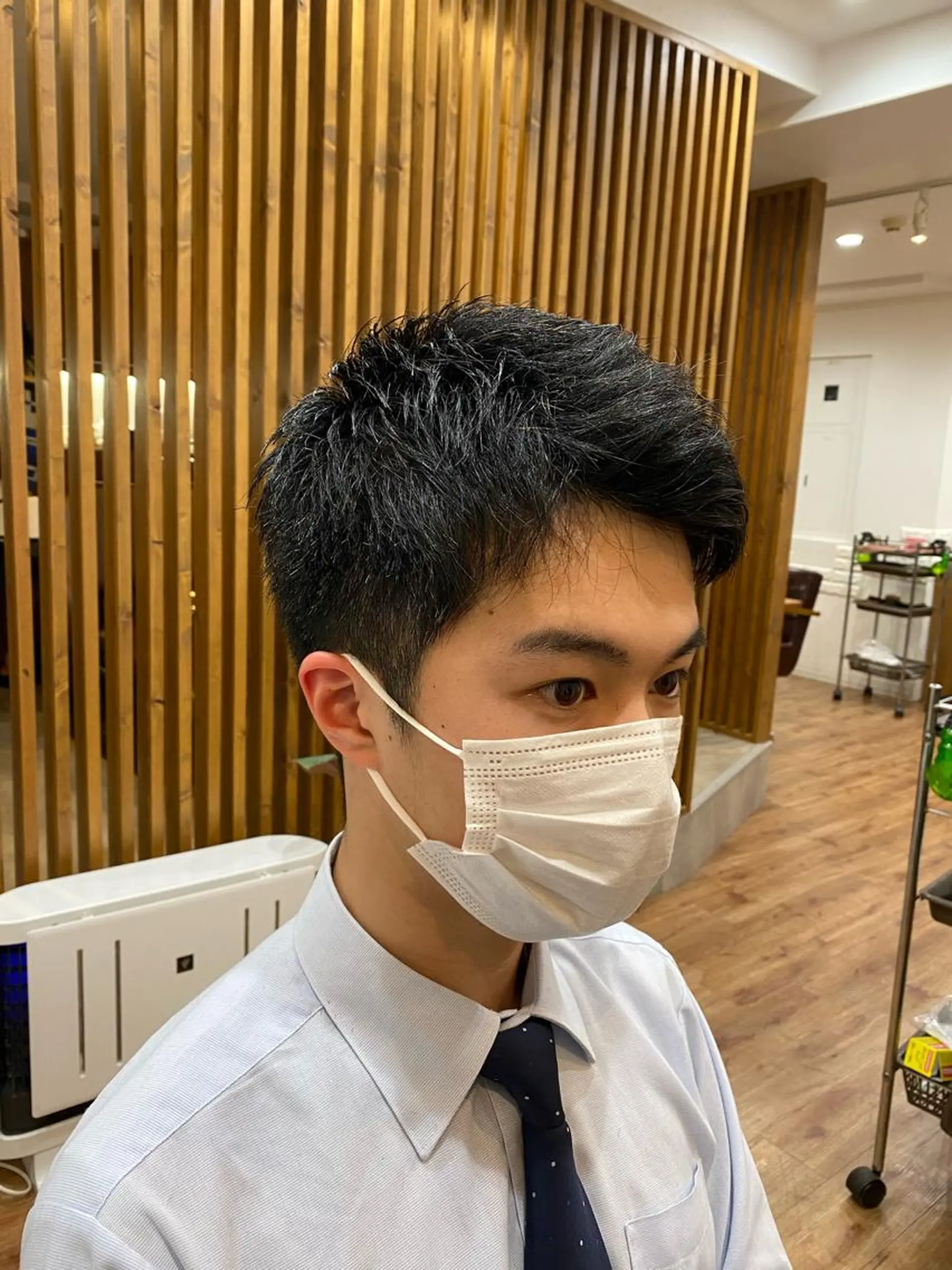 ショート メンズ 癖毛&ダメージ改善 カット/soyaのヘアスタイル