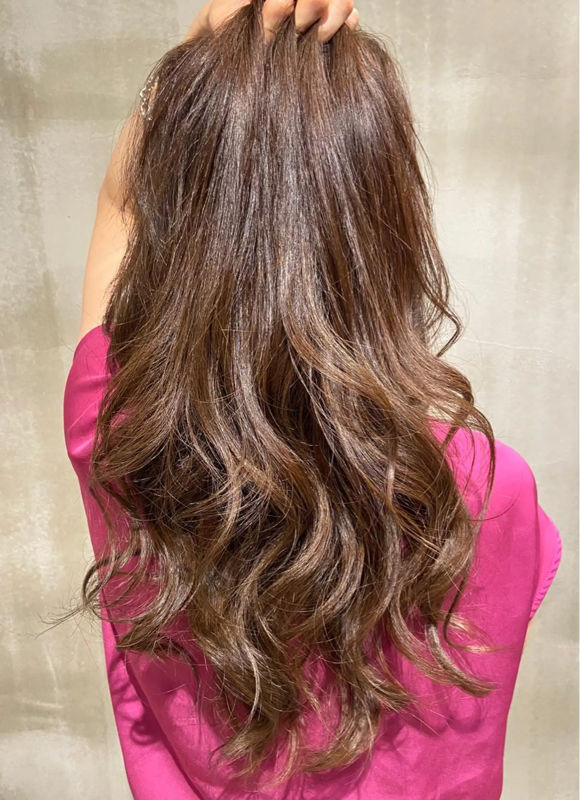 ロング カラー ブラウンカラー maison devote所属・当日OK◎艶カラー /木下ゆりえ🌸のヘアスタイル