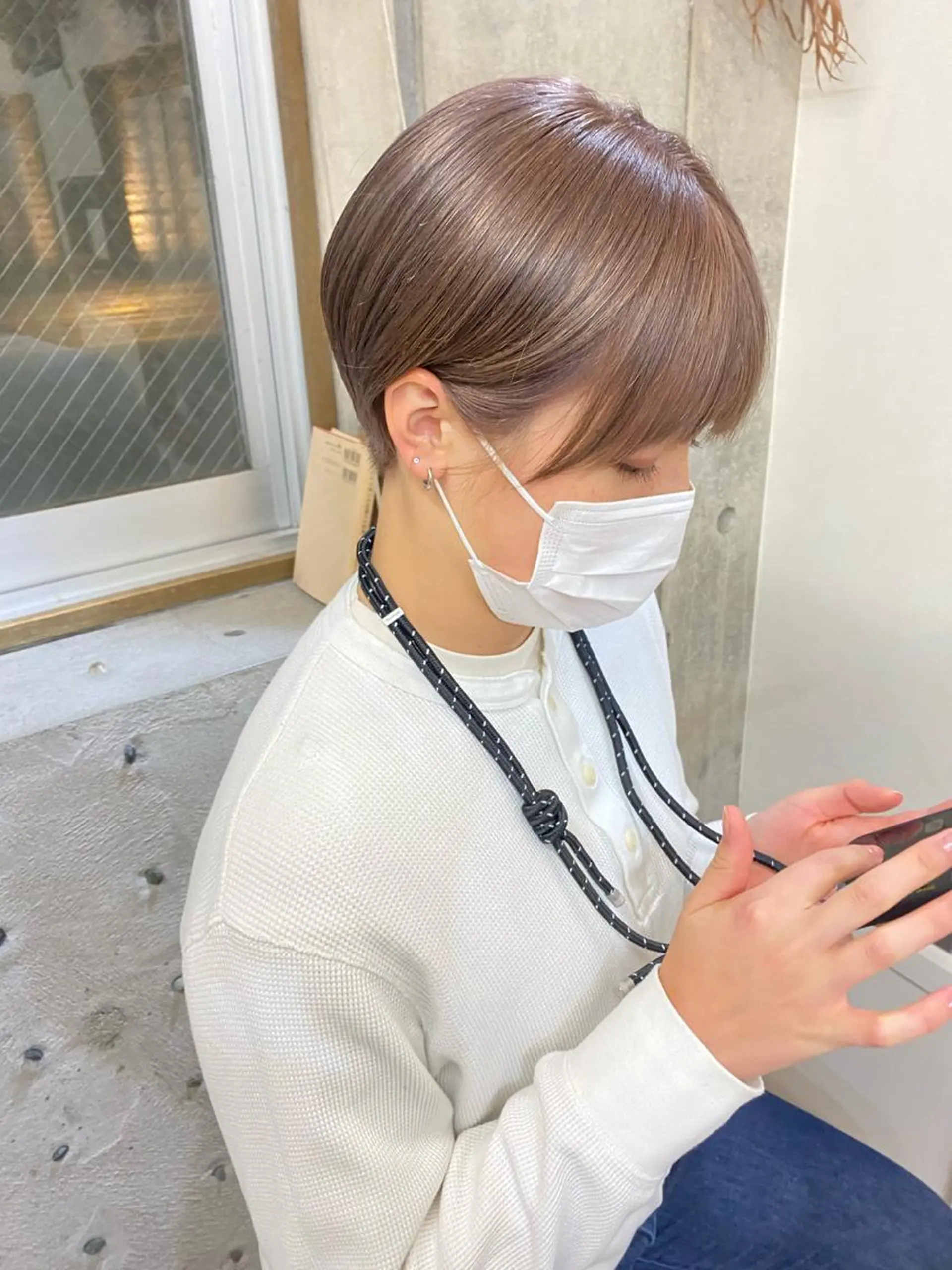 ショート ショートヘア 梅津 光帆のヘアスタイル