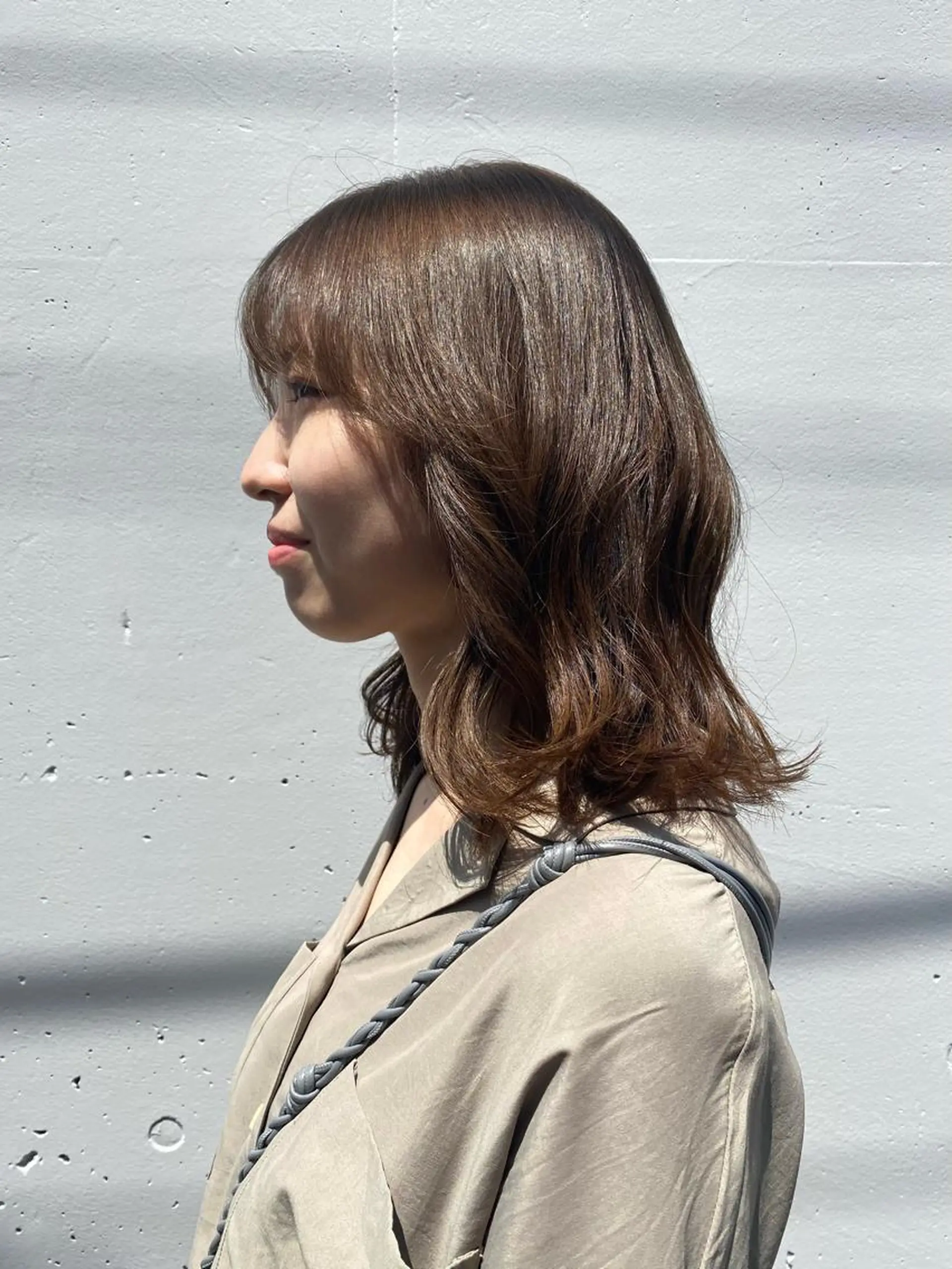 ミディアム カラー les baladins du miroir所属・🍃YURI 🍃のヘアスタイル