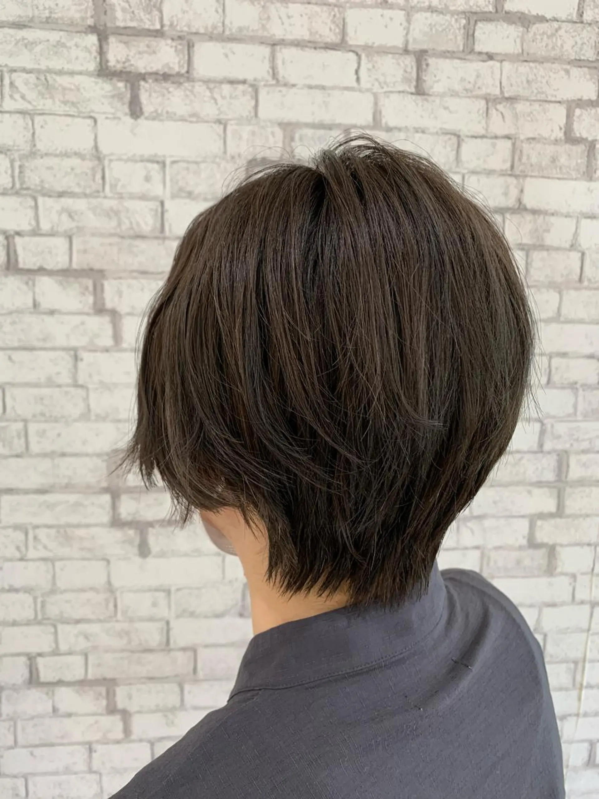 ショート ハンサムショート ショートヘア 特殊カラー/ブリーチ 道満ゆいなのヘアスタイル