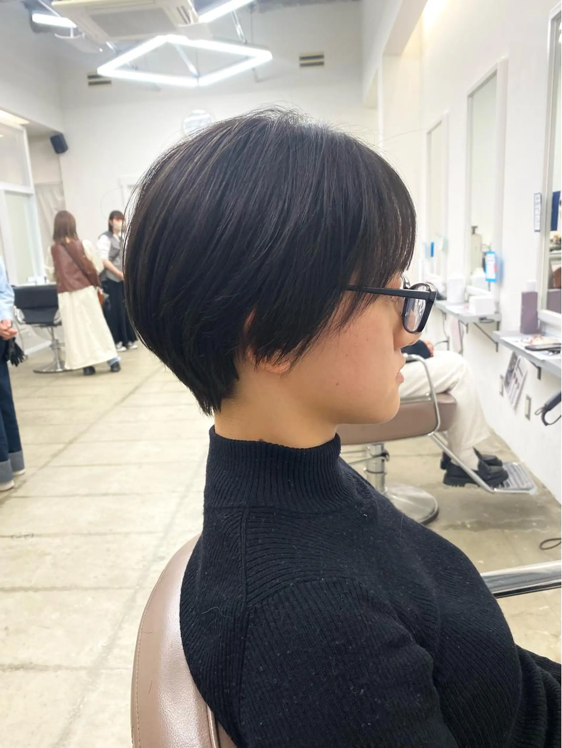 ショート ショートヘア サトウ リョウのヘアスタイル