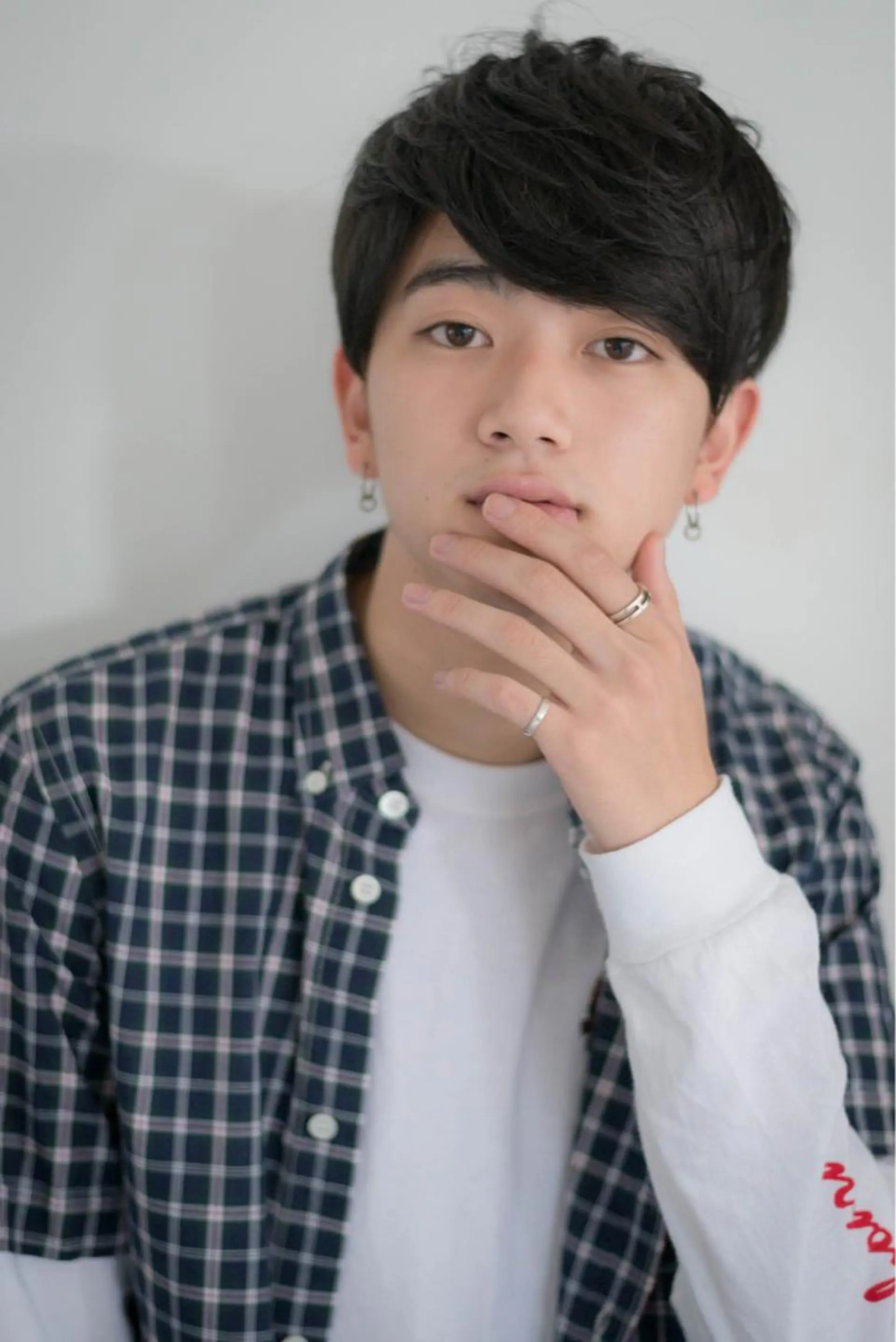 ショート パーマ メンズ マッシュ メンズパーマ GO TODAY シェアサロン 原宿本店所属・ボブ/レイヤー/ パーマ/淀川  純のヘアスタイル