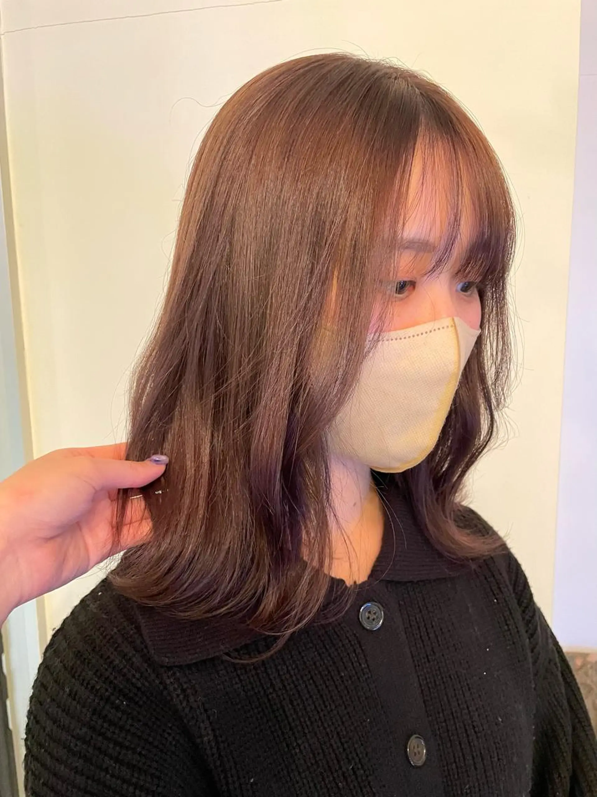 セミロング カラー ショート/ブリーチ mizuki🐋のヘアスタイル