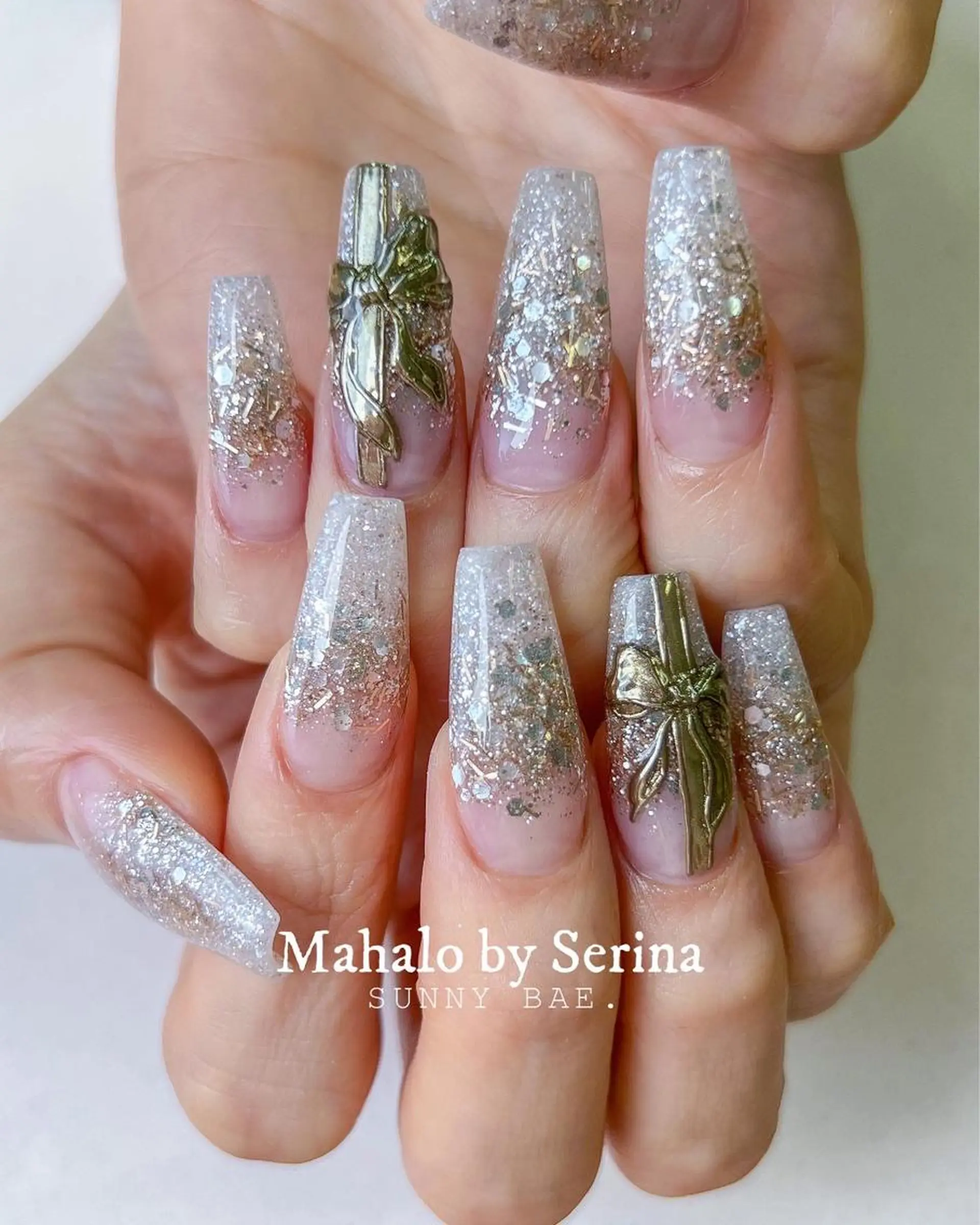 ロング ネイル ハンドネイル SUNNY BAE. SERINAのネイルデザイン