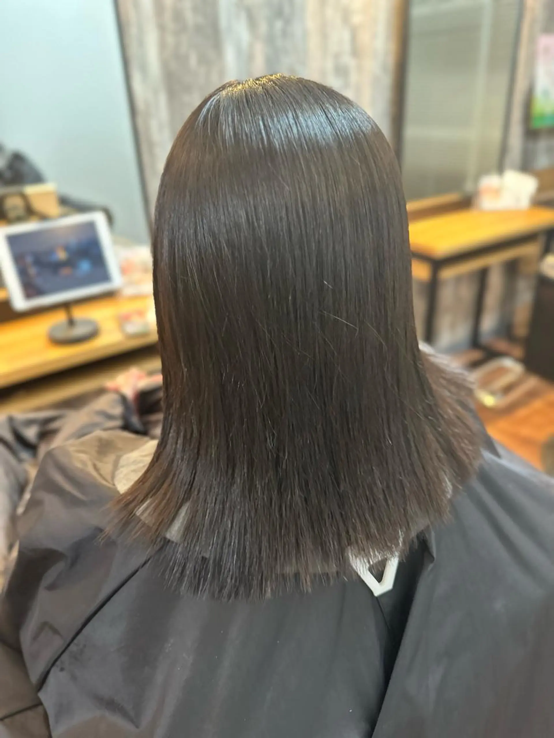 ミディアム パーマ カット 縮毛矯正 トリートメント Lizir  ルズィール所属・Luzir⭐︎ GEN⭐︎のヘアスタイル