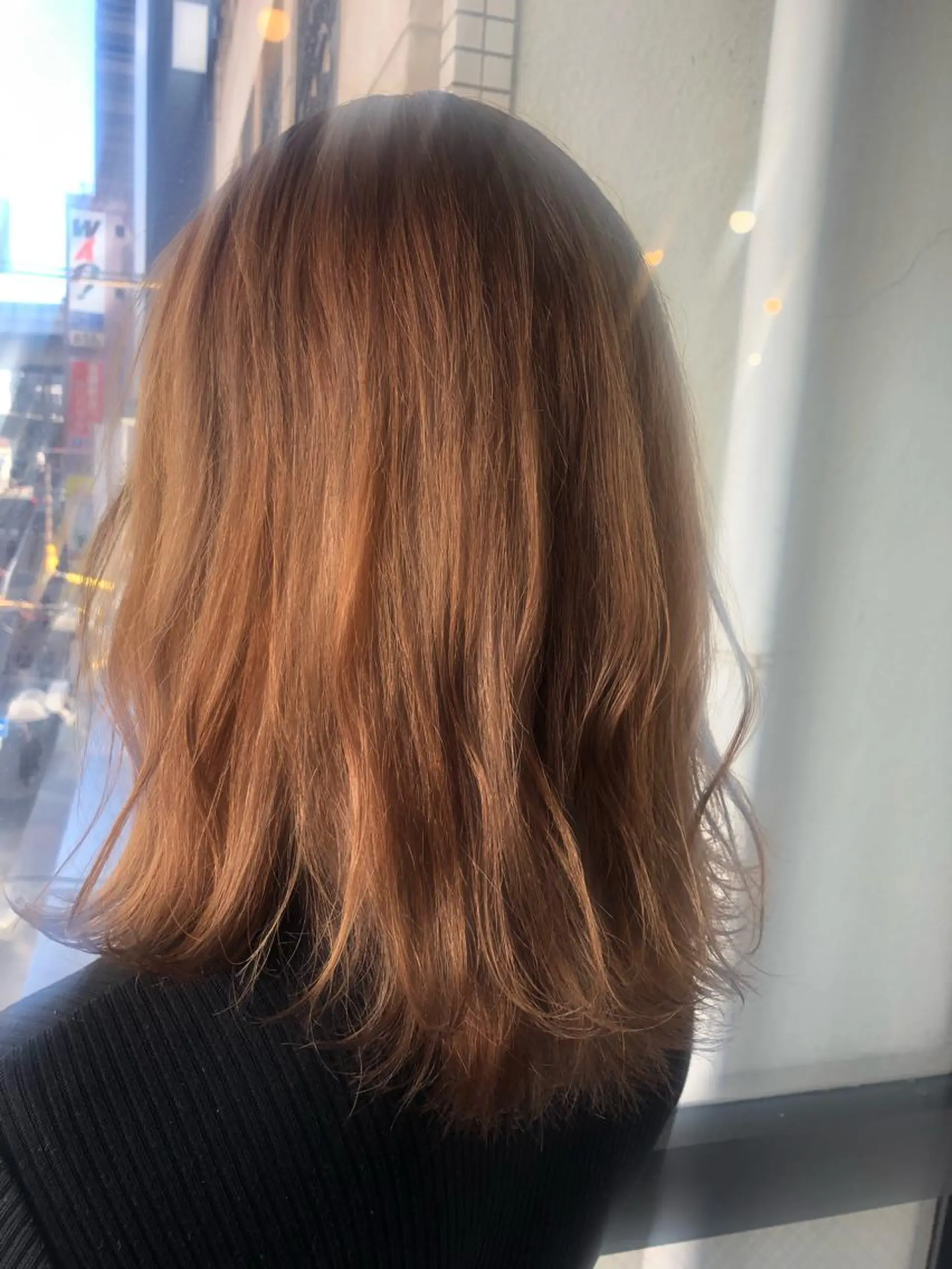 ミディアム カラー 髪質改善＆ブリーチ 伊勢　祐一郎のヘアスタイル