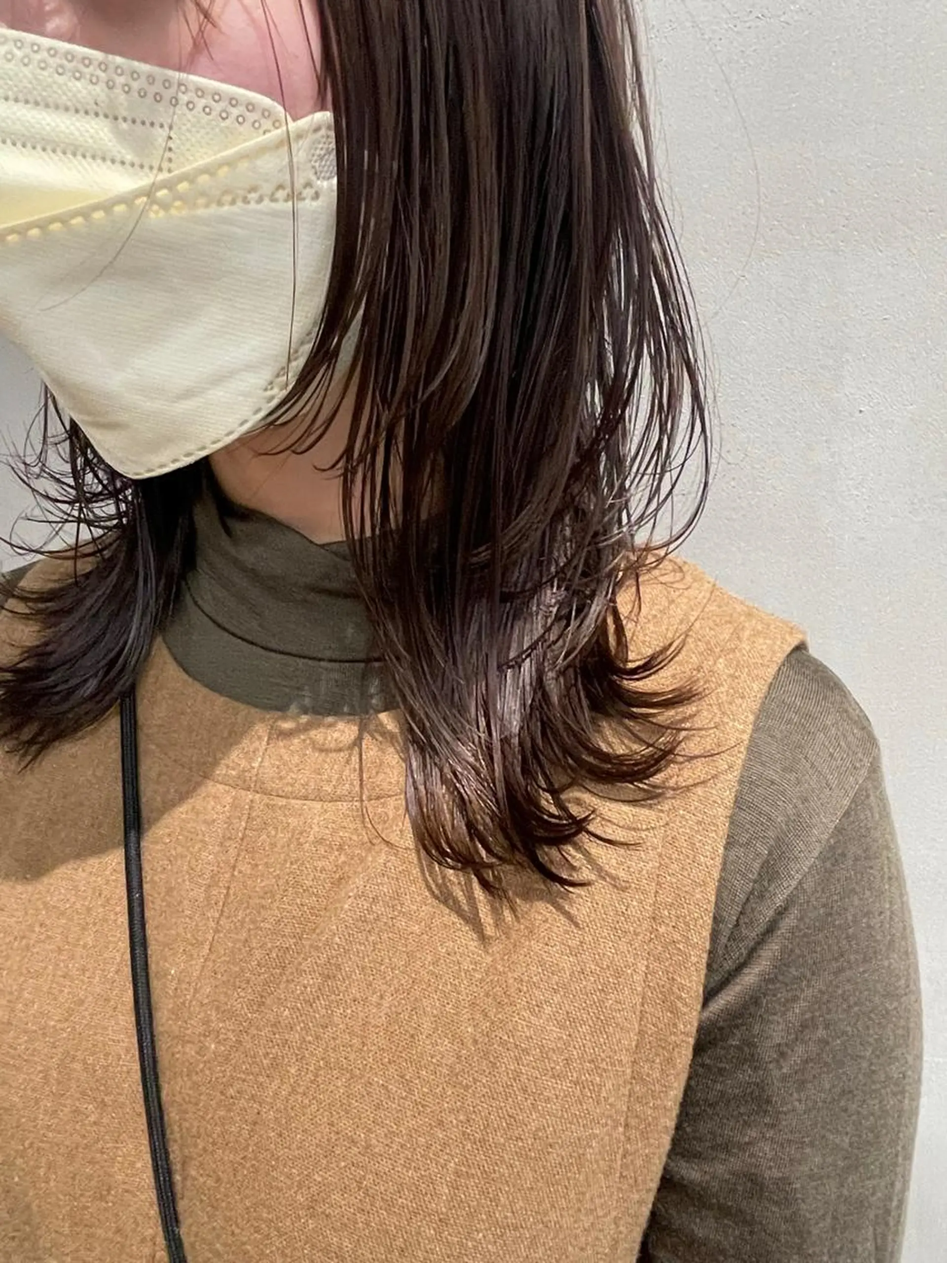 セミロング Cafune juntos YOLO所属・大阪美容師/ スパニスト/東本真菜のヘアスタイル