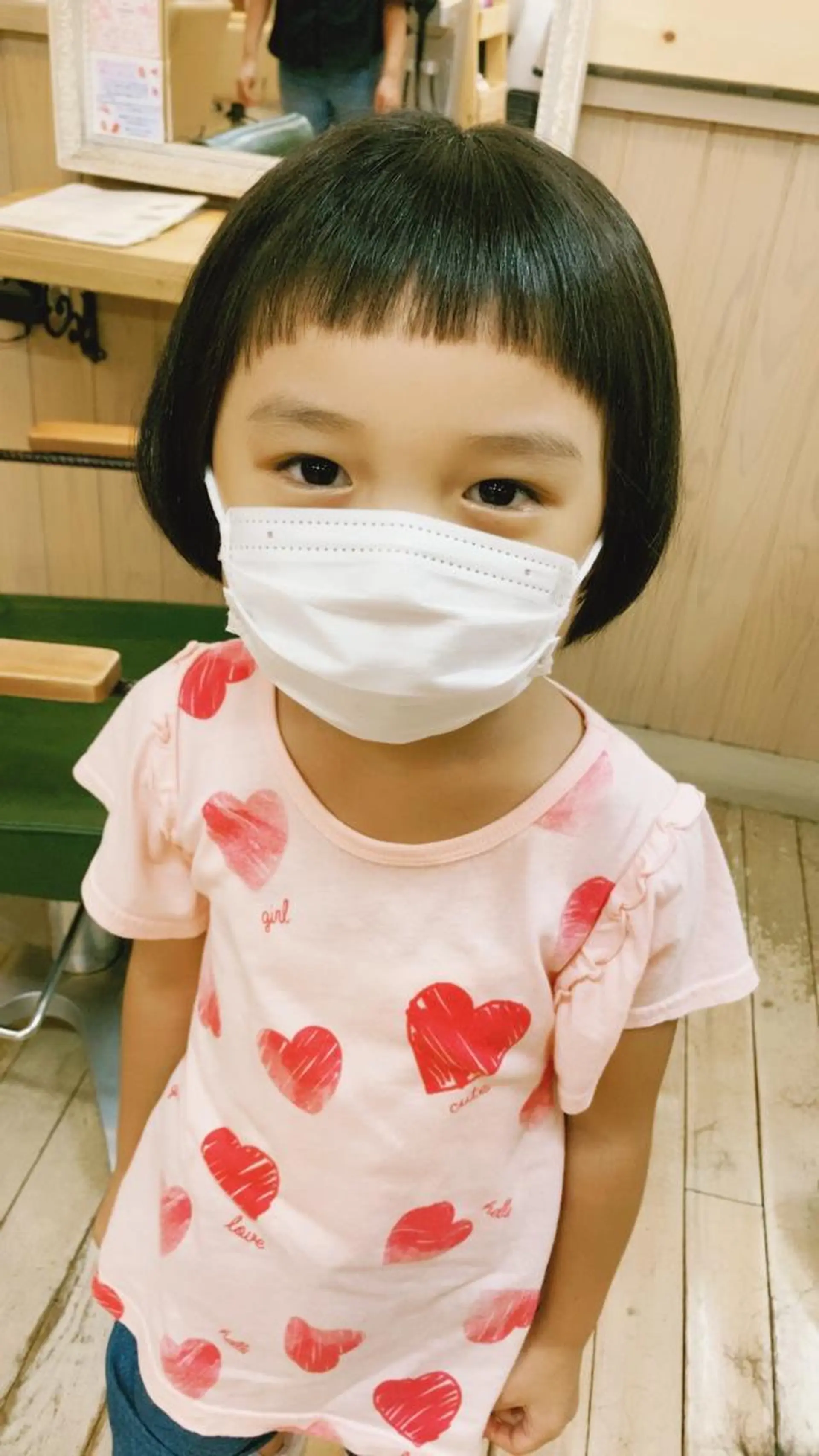 キッズ 林 エリのヘアスタイル