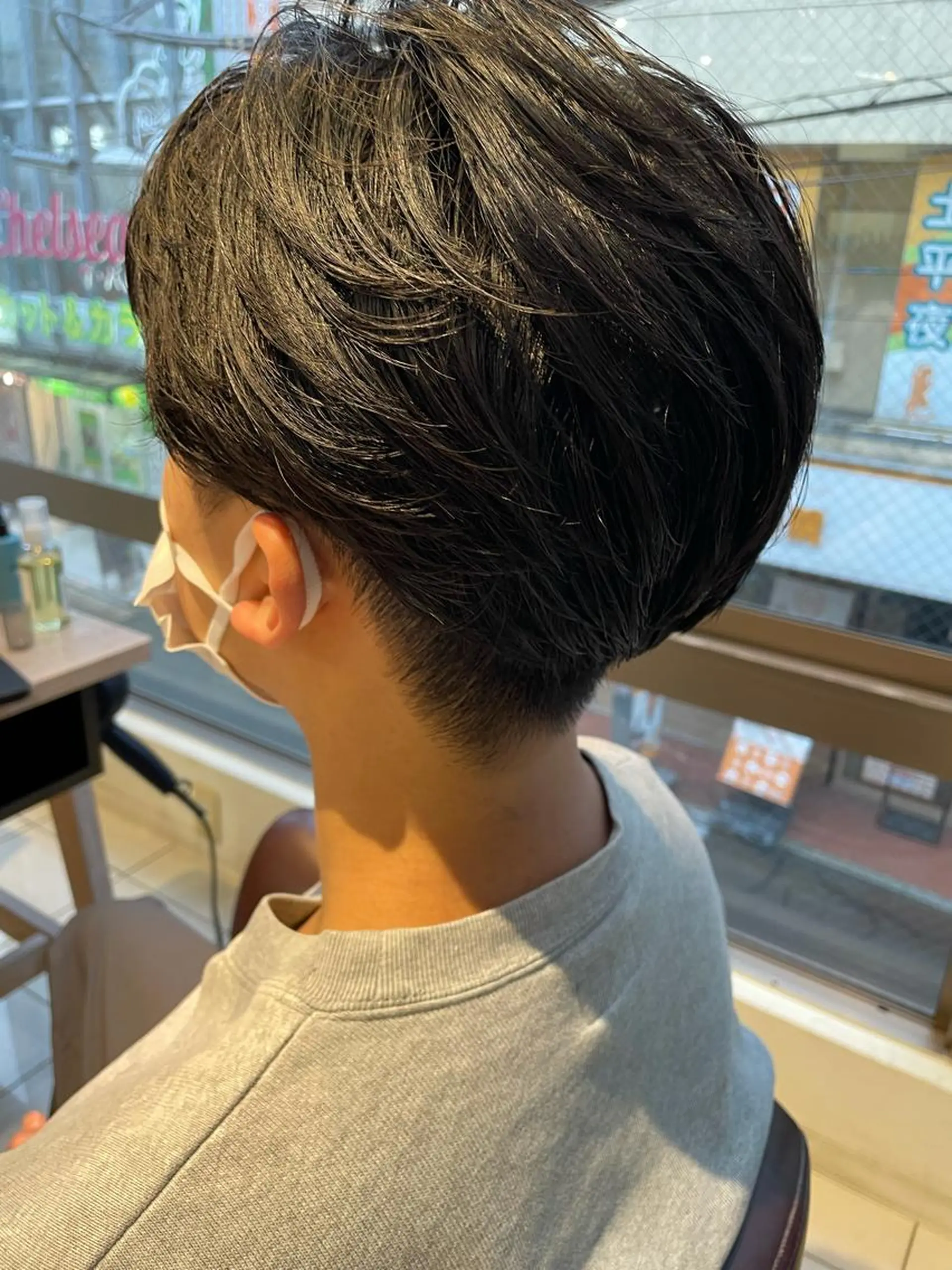 ミディアム パーマ メンズ 辻堂メンズ特化 YU-YAのヘアスタイル