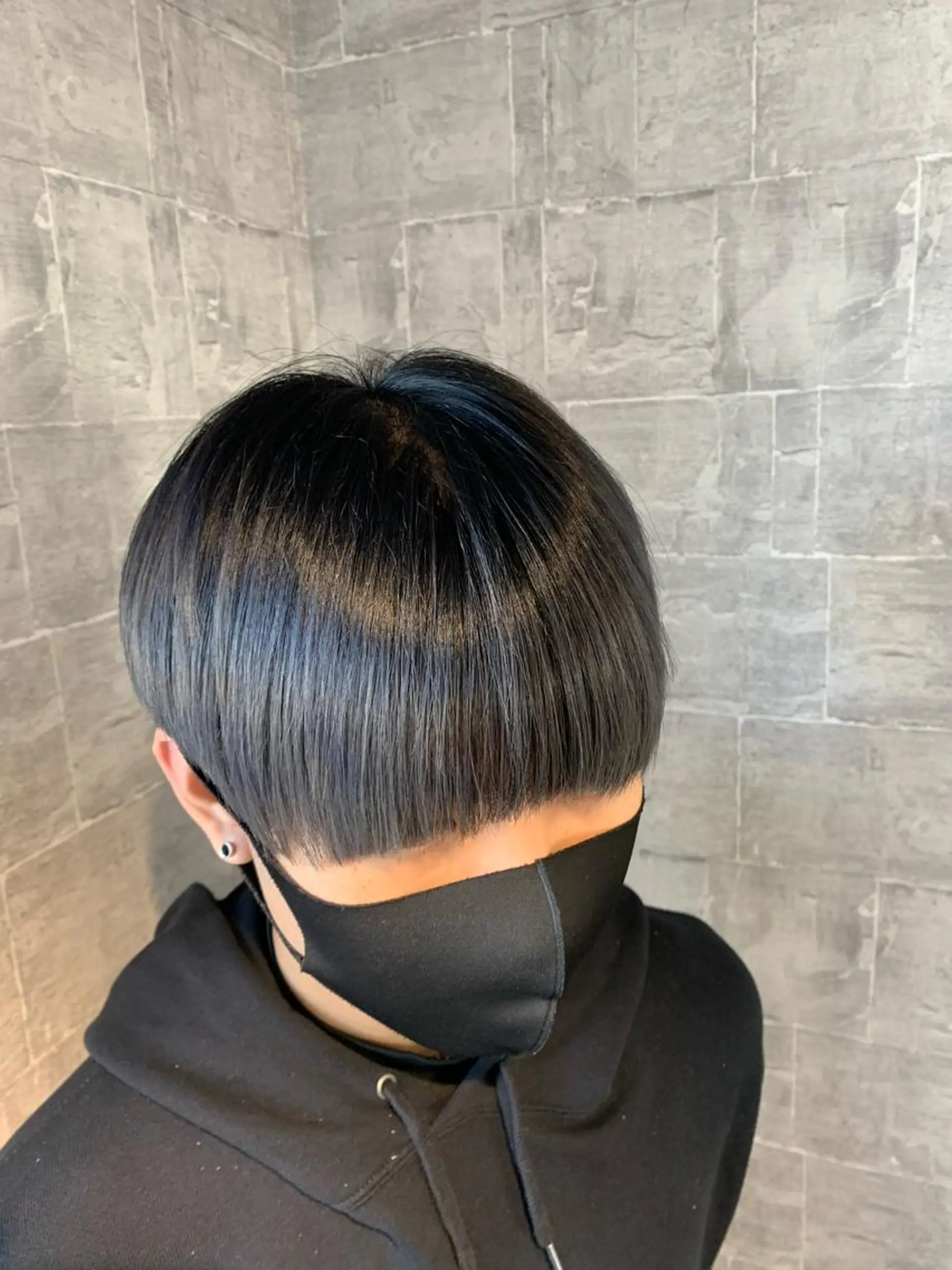 ショート ハイライト 髪質改善 韓国風ヘア ショートヘア 縮毛矯正 ank classic hair【アンククラシックヘアー】所属・バレ、ハイライト モデル募集　齋藤祐哉のヘアスタイル