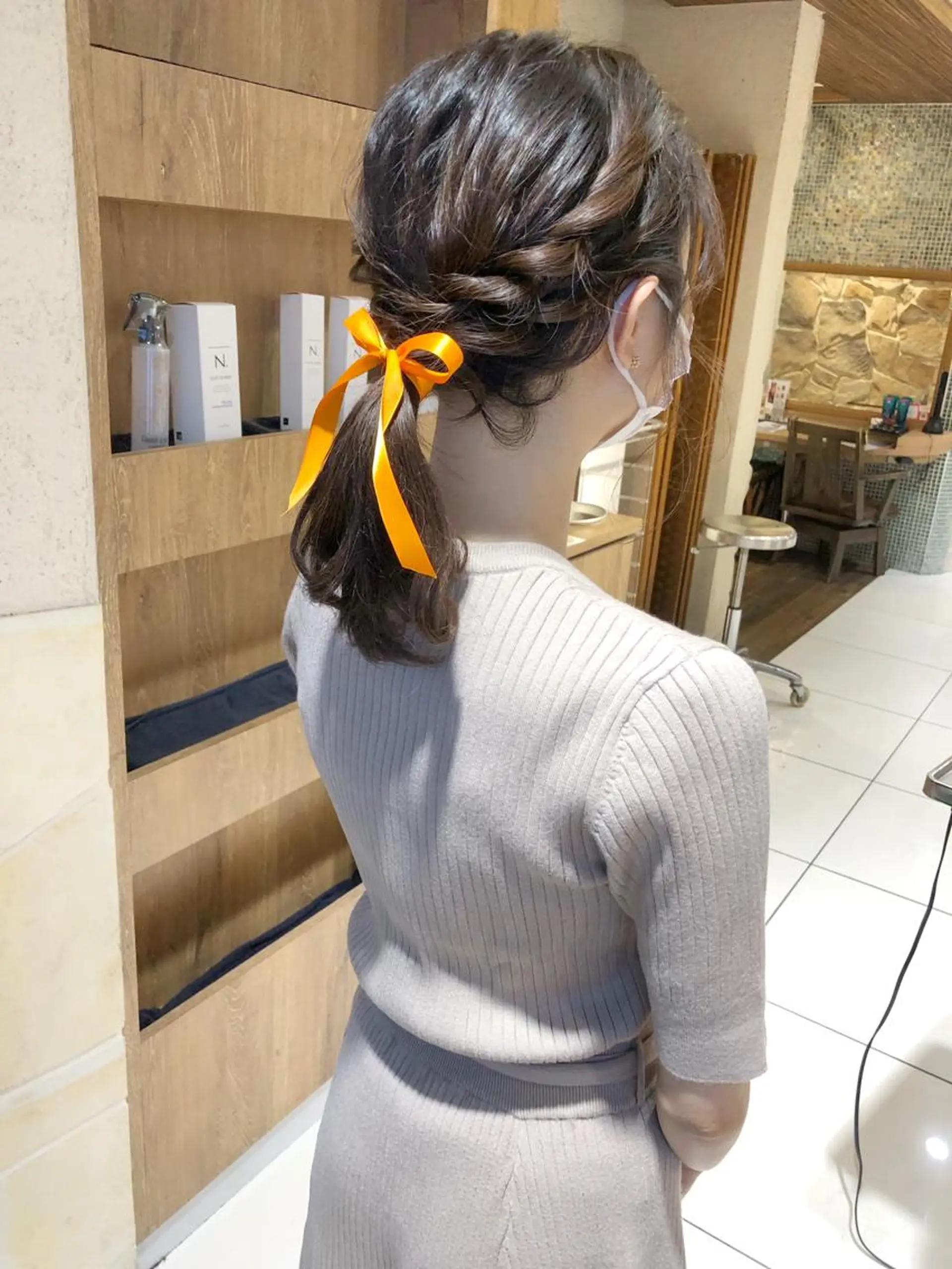 ミディアム ヘアアレンジ 【ディレクター 🧸🤍田澤　唯那】のヘアスタイル