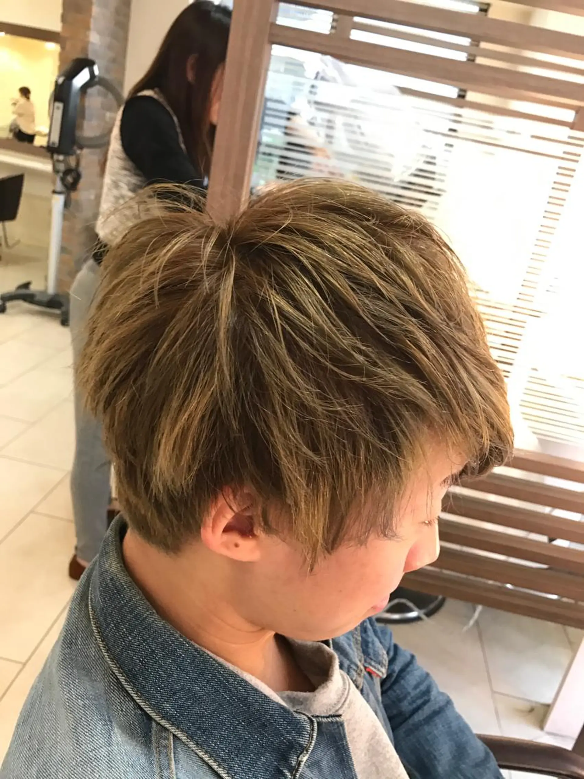 ショート カラー メンズ 似合わせ/代表 髪質改善/山田将大のヘアスタイル