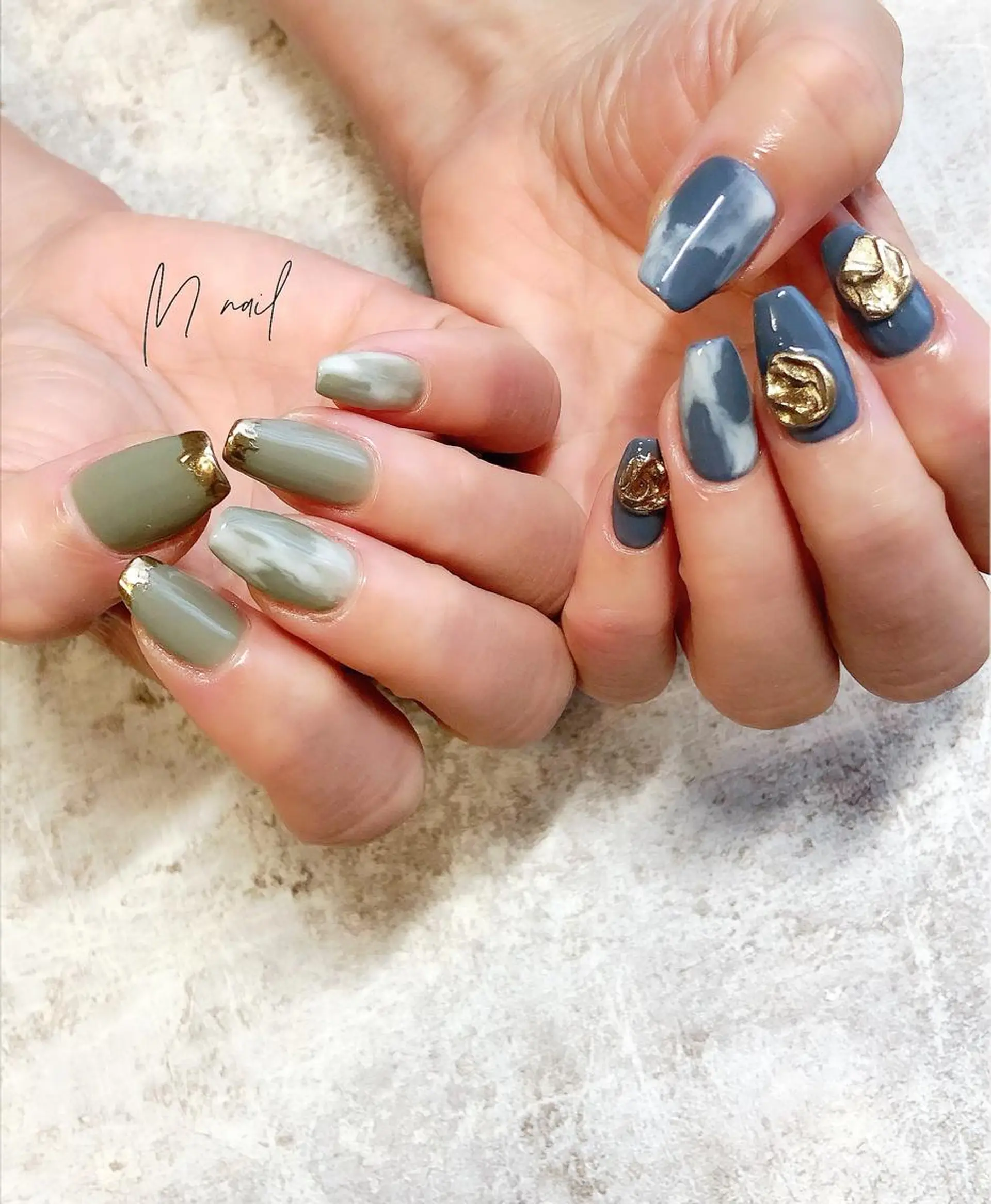ネイル ハンドネイル Home salon M nailのネイルデザイン