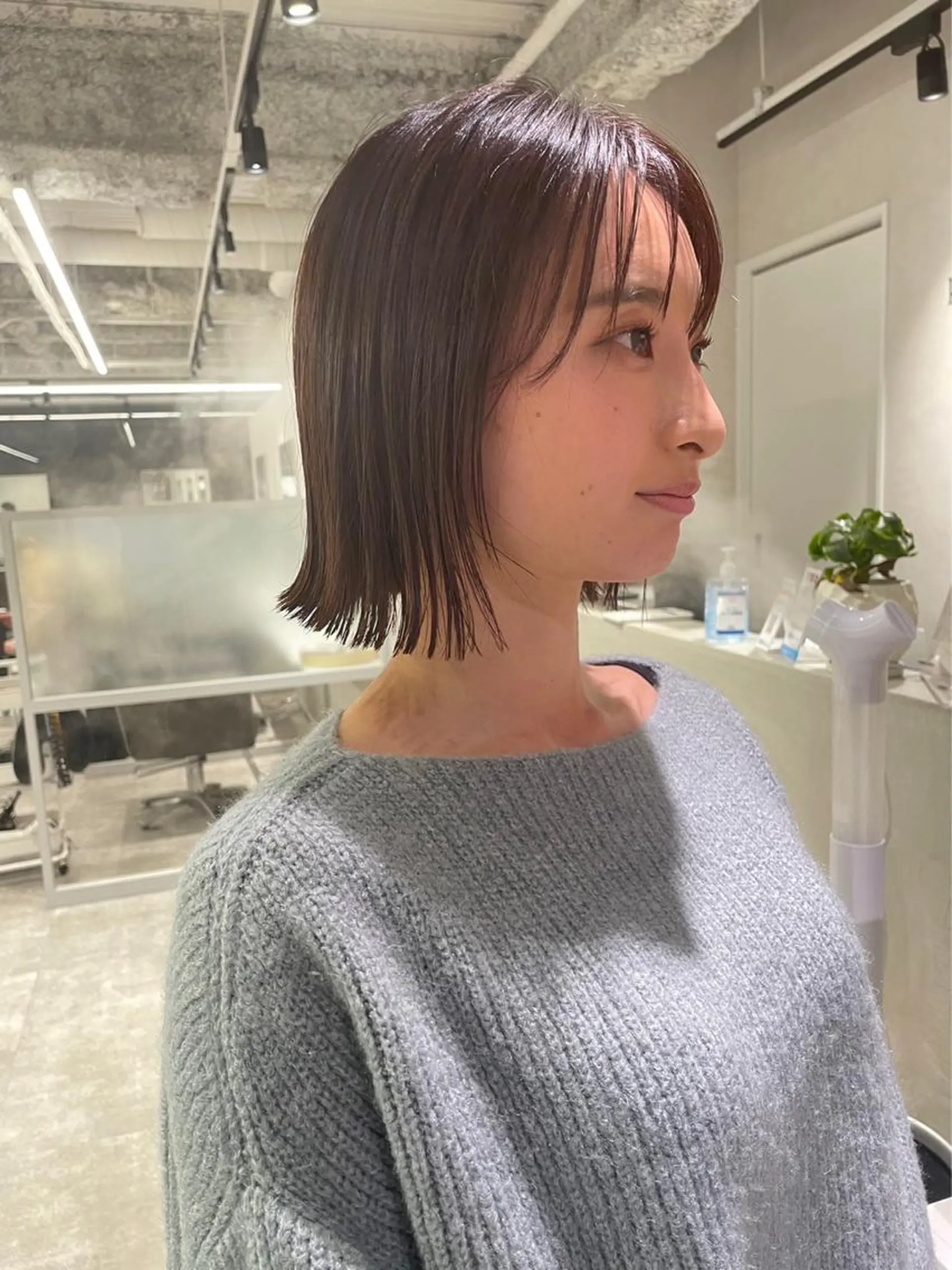 ショート 裕千/くびれヘア/ 韓国風ヘア/顔まわりのヘアスタイル