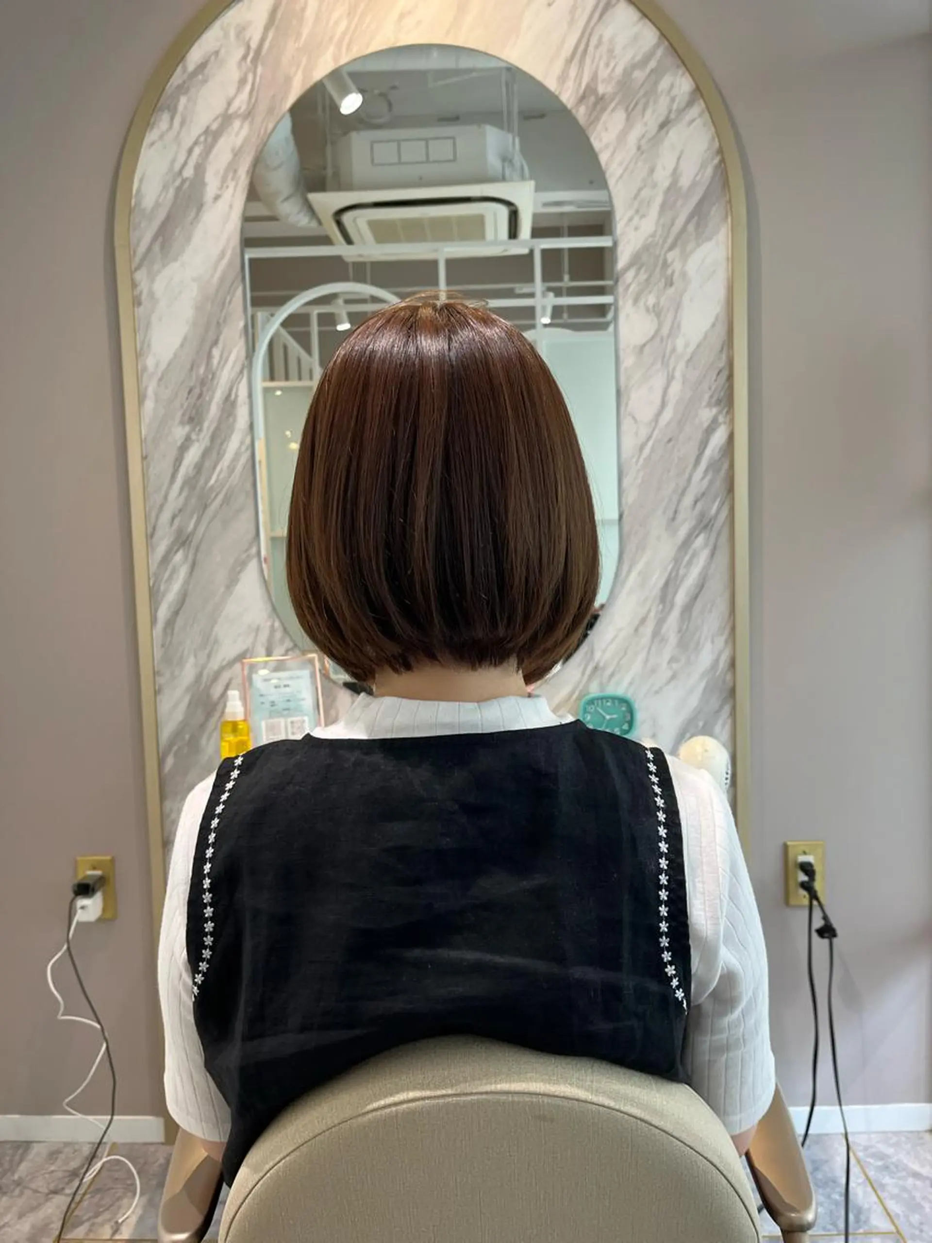 ショート カラー 艶ボブ🌼 MAHOのヘアスタイル