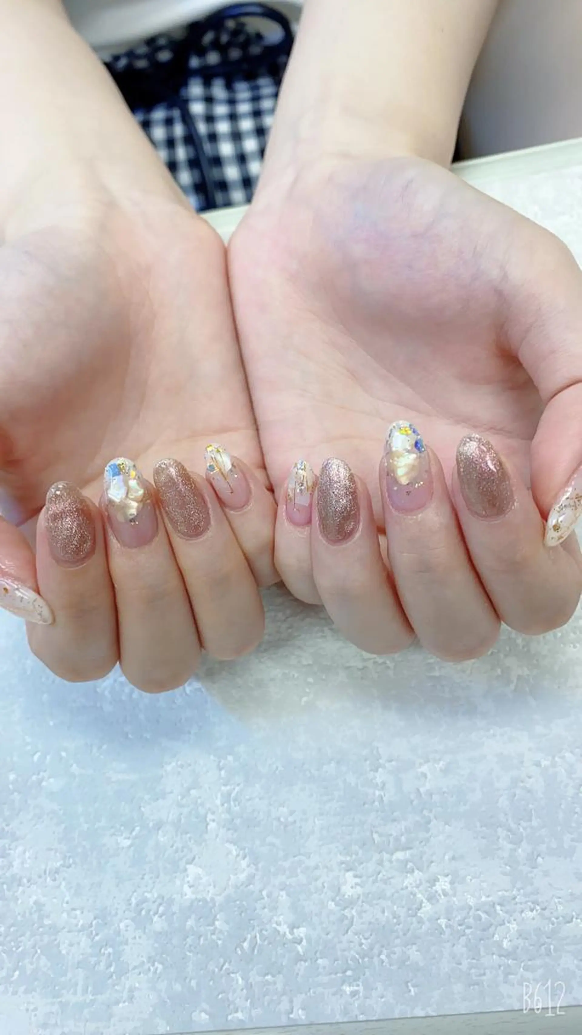 ミディアム ハンドネイル JNA認定講師🌸 RIEのネイルデザイン