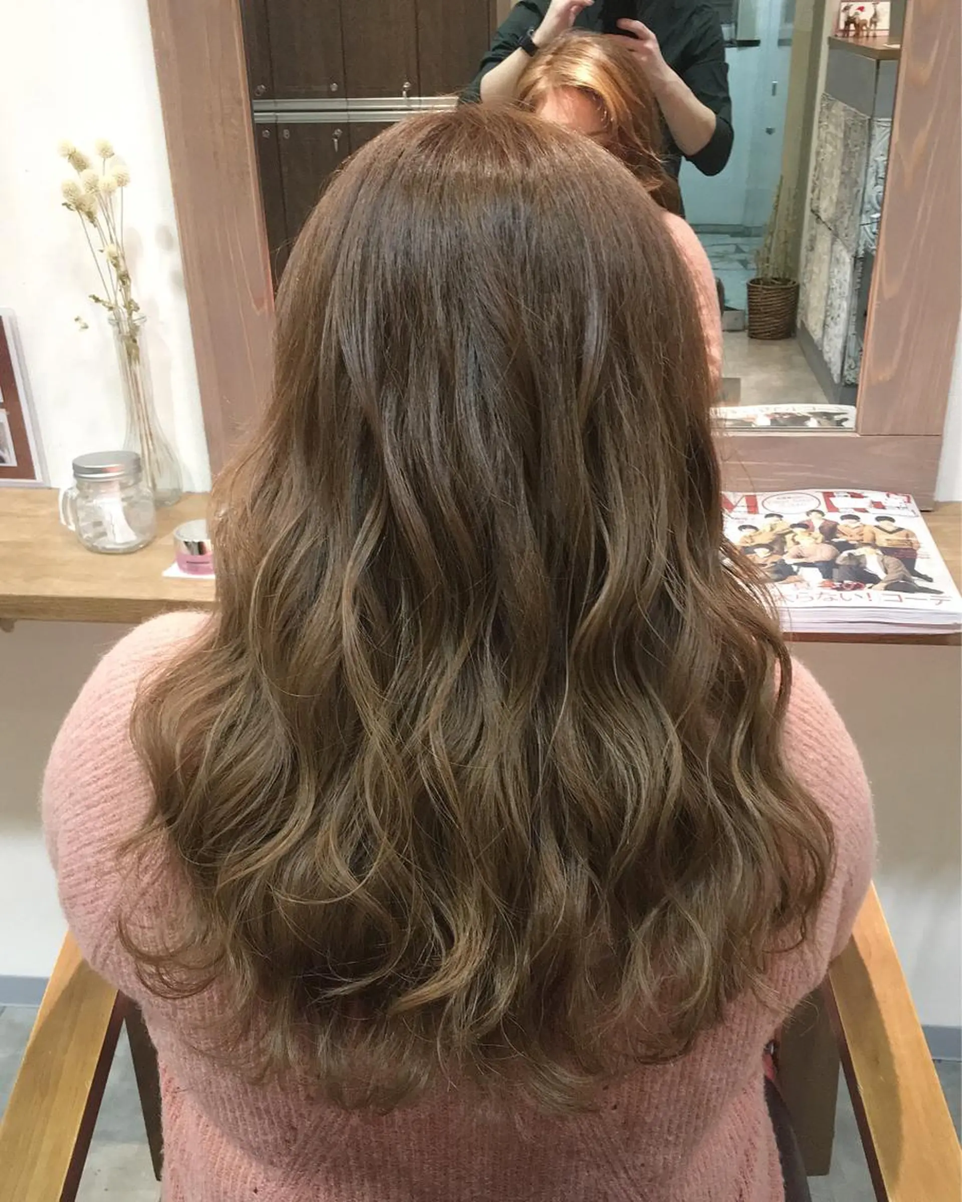 ロング カラー ベージュカラー イルミナカラー 外国人風カラー トリートメント hair salon Ranun髪質改善のヘアスタイル