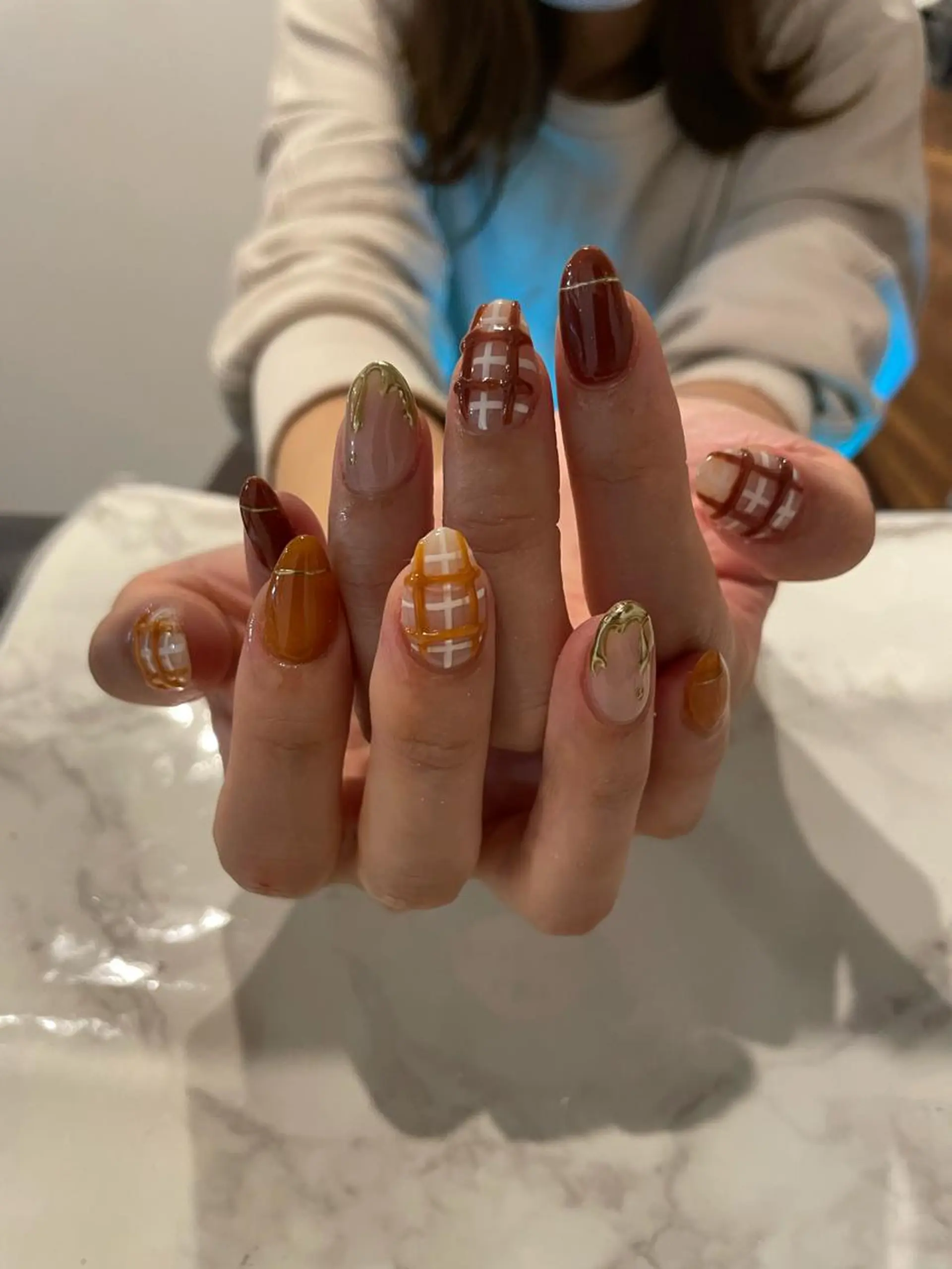 ネイル キラキラネイル ニュアンスネイル RANUN nailのネイルデザイン