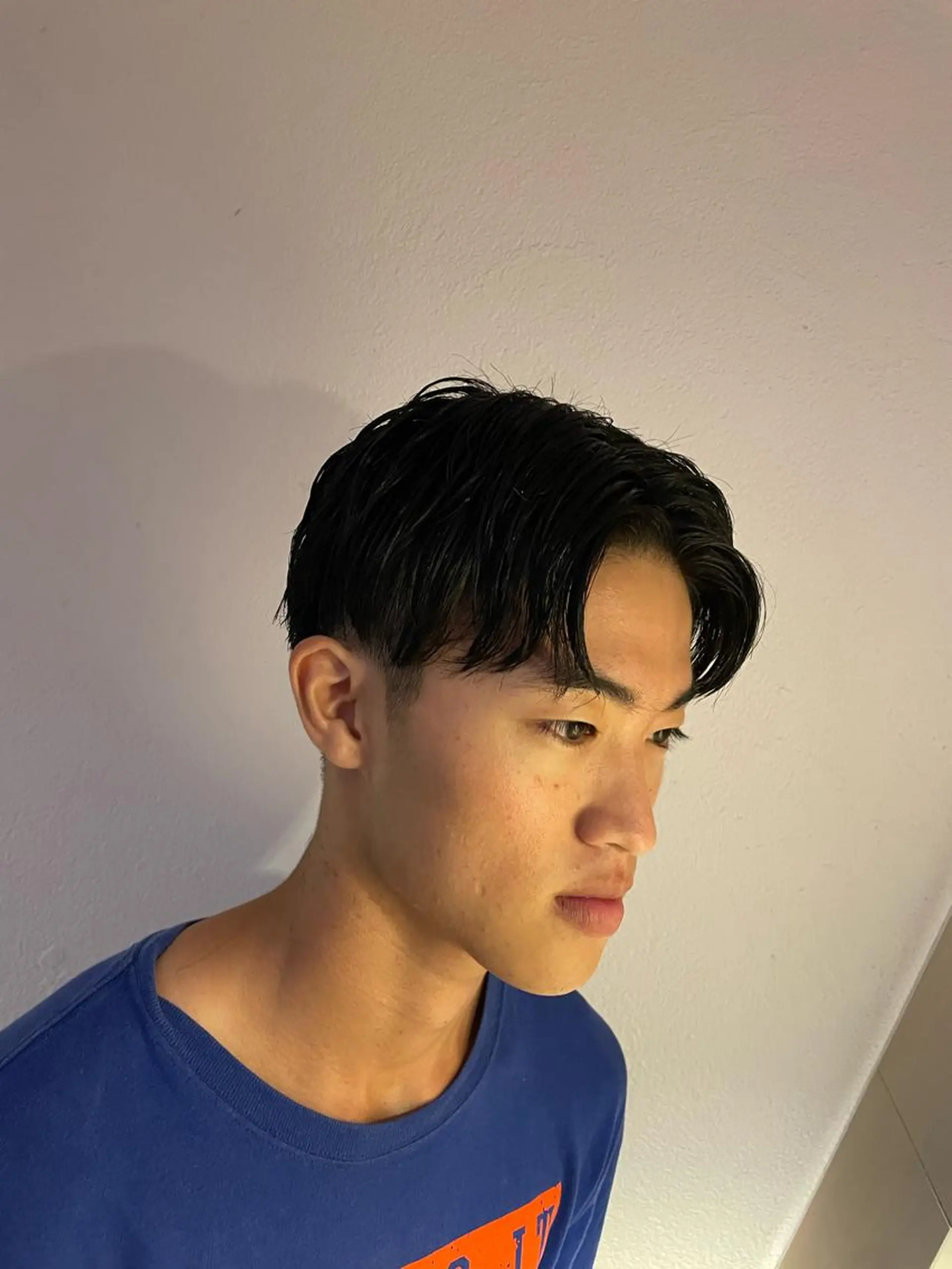 ミディアム 瀬波 秀行のヘアスタイル